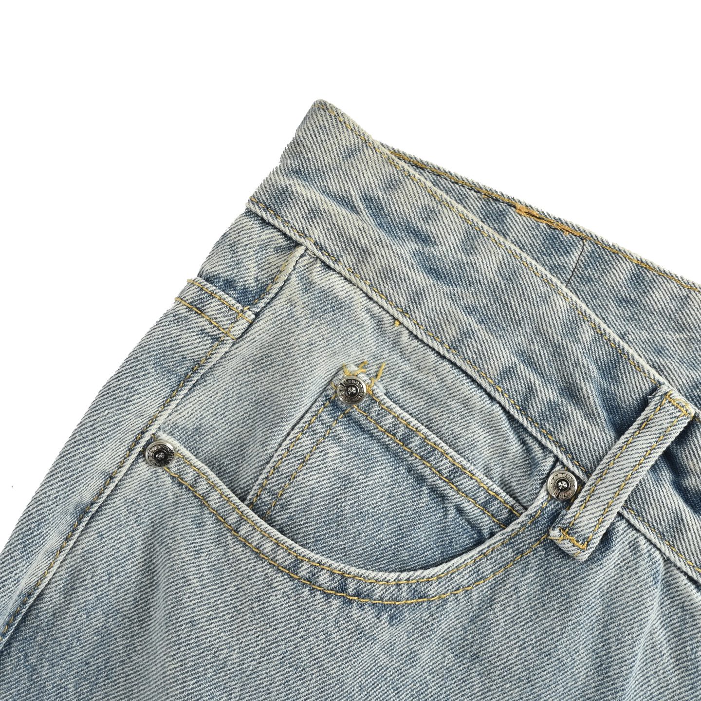 Chrome Hearts/克罗心 串标皮标十字架牛仔裤-Chinese UA Cheap High Quatity Brand Clothes Bags handbags Sneakers wholesale wholesaler seller from China Factory suppliers Fashion Clothing Shoes best Quality Beautiful Price Chrome Hearts/克罗心 串标皮标十字架牛仔裤