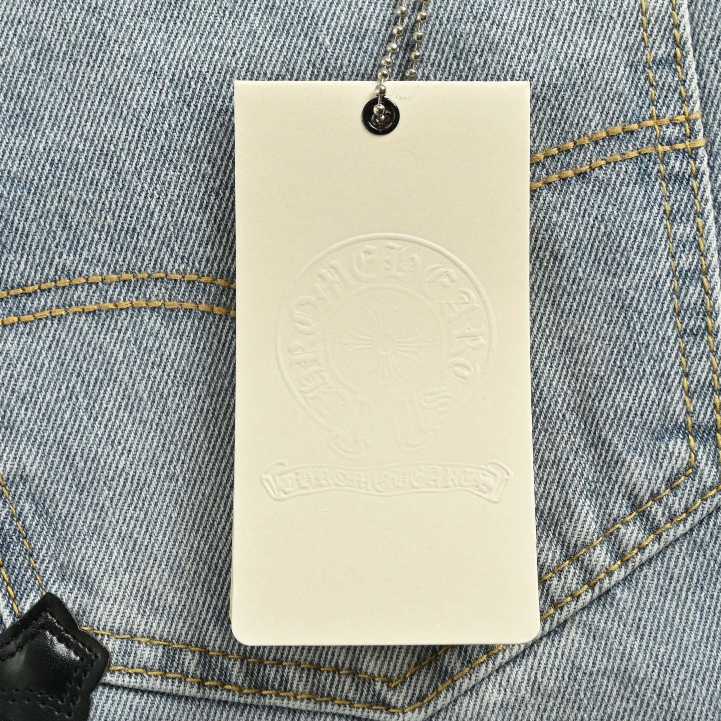 Chrome Hearts/克罗心 串标皮标十字架牛仔裤-Chinese UA Cheap High Quatity Brand Clothes Bags handbags Sneakers wholesale wholesaler seller from China Factory suppliers Fashion Clothing Shoes best Quality Beautiful Price Chrome Hearts/克罗心 串标皮标十字架牛仔裤