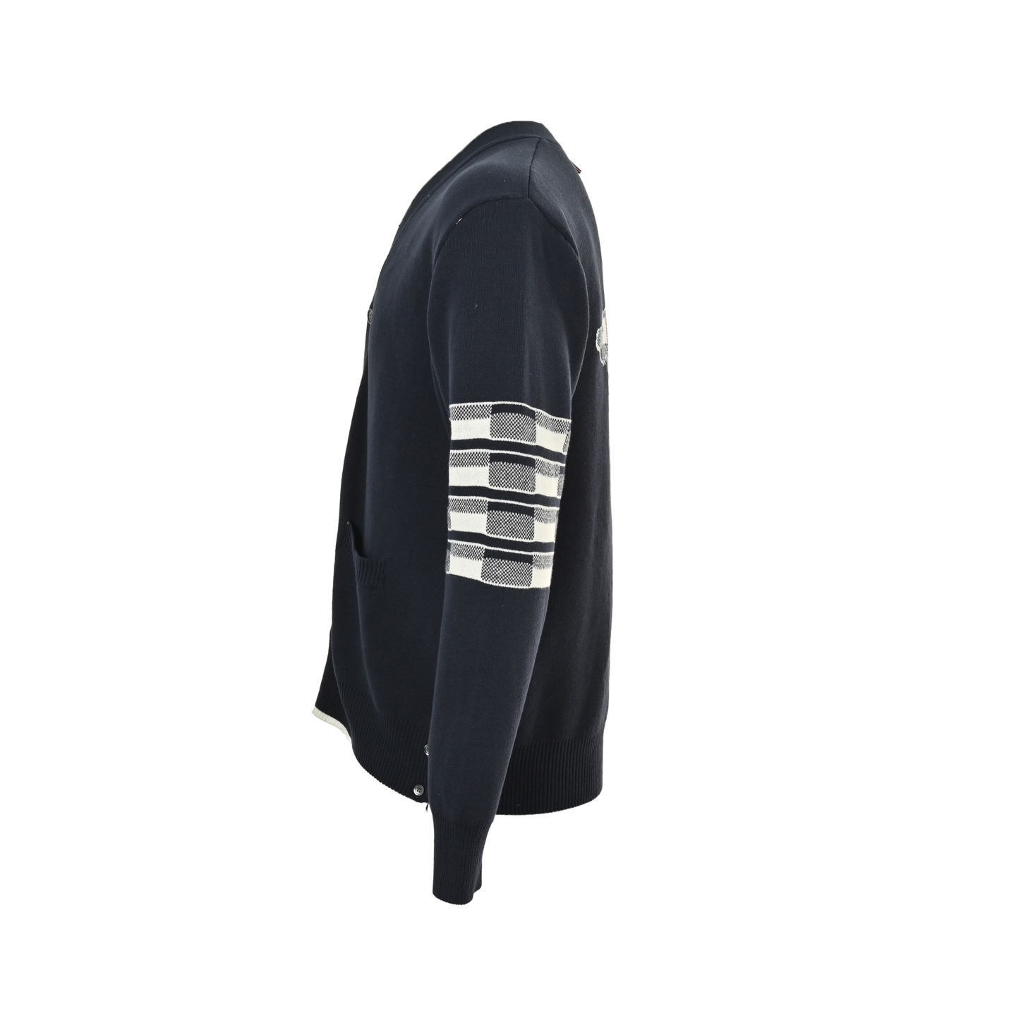 Thom Browne/汤姆布朗 25Fw 后背菱格小狗提花开衫毛衣-Chinese UA Cheap High Quatity Brand Clothes Bags handbags Sneakers wholesale wholesaler seller from China Factory suppliers Fashion Clothing Shoes best Quality Beautiful Price Thom Browne/汤姆布朗 25Fw 后背菱格小狗提花开衫毛衣