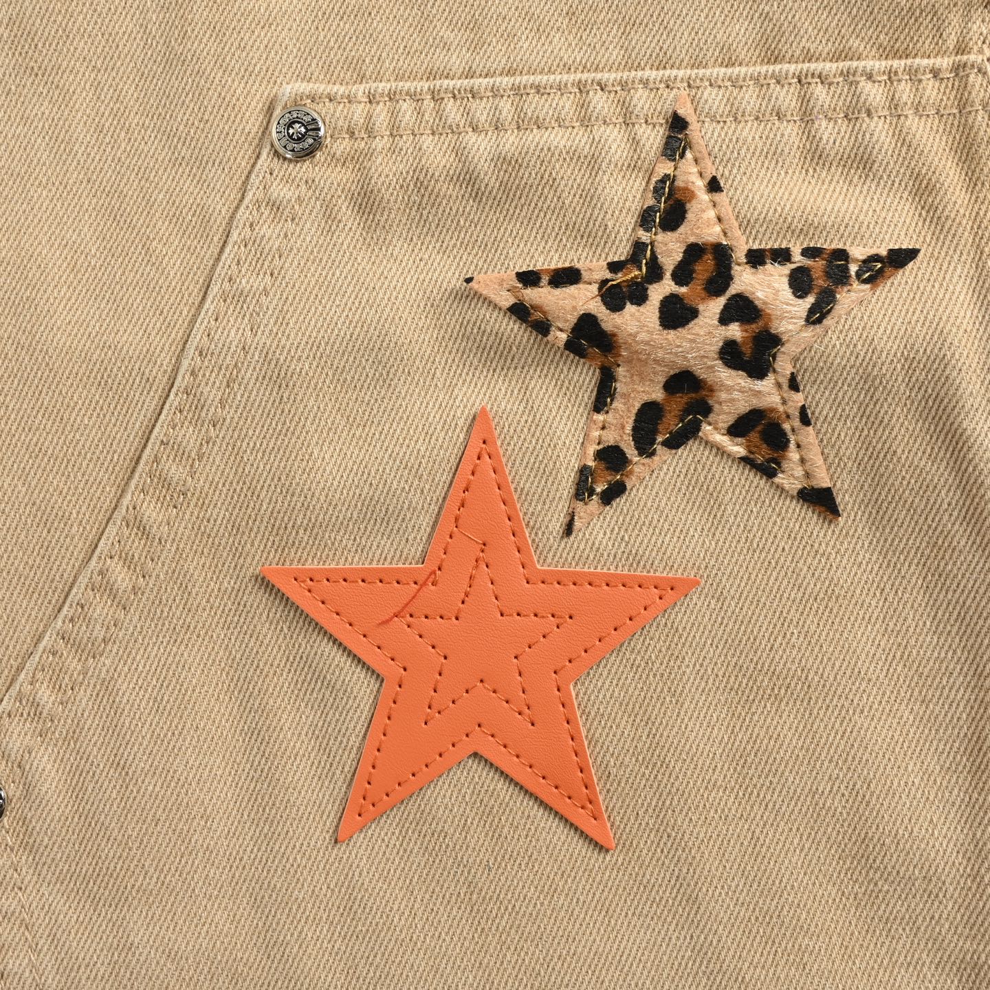 Chrome Hearts/克罗心 迈阿密限定款星星工装伐木牛仔裤-Chinese UA Cheap High Quatity Brand Clothes Bags handbags Sneakers wholesale wholesaler seller from China Factory suppliers Fashion Clothing Shoes best Quality Beautiful Price Chrome Hearts/克罗心 迈阿密限定款星星工装伐木牛仔裤