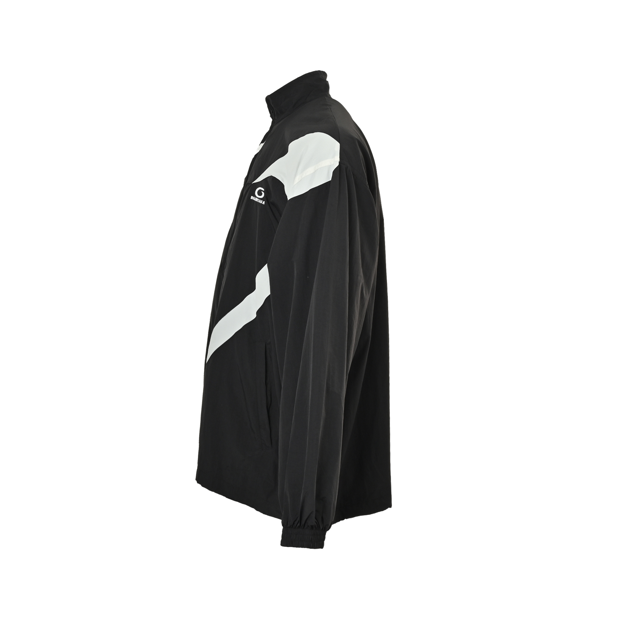 Balenciaga/ 巴黎世家 25Fw 大半环拼接黑白冲锋衣夹克 黑色-Chinese UA Cheap High Quatity Brand Clothes Bags handbags Sneakers wholesale wholesaler seller from China Factory suppliers Fashion Clothing Shoes best Quality Beautiful Price Balenciaga/ 巴黎世家 25Fw 大半环拼接黑白冲锋衣夹克 黑色