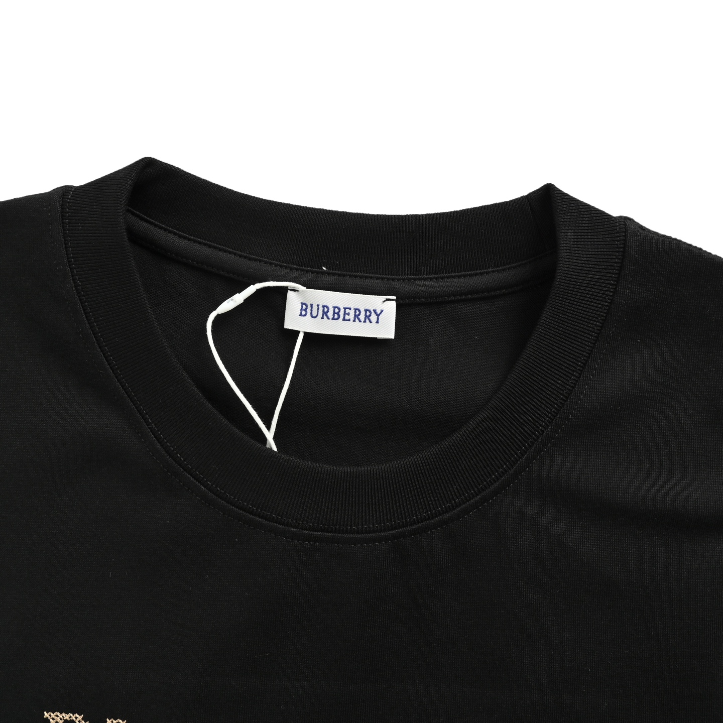 Burberry/巴宝莉 格纹大战马刺绣长袖T恤 黑色 白色-Chinese UA Cheap High Quatity Brand Clothes Bags handbags Sneakers wholesale wholesaler seller from China Factory suppliers Fashion Clothing Shoes best Quality Beautiful Price Burberry/巴宝莉 格纹大战马刺绣长袖T恤 黑色 白色