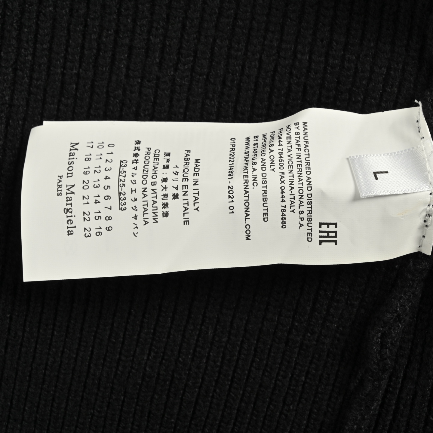 Maison Margiela/马吉拉 25Fw 四角标识圆领毛衣-Chinese UA Cheap High Quatity Brand Clothes Bags handbags Sneakers wholesale wholesaler seller from China Factory suppliers Fashion Clothing Shoes best Quality Beautiful Price Maison Margiela/马吉拉 25Fw 四角标识圆领毛衣
