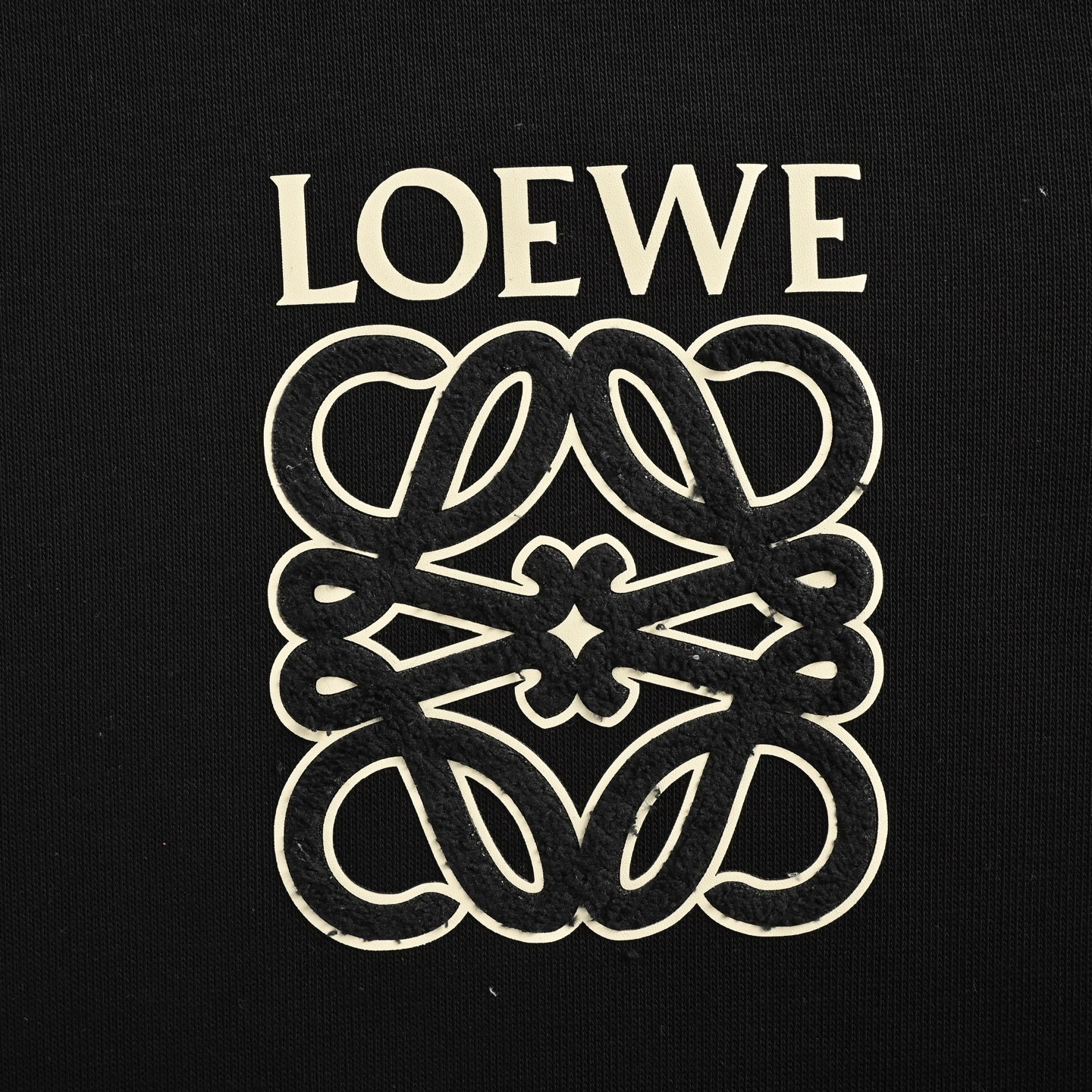 Loewe/罗意威 25Fw 毛巾绣贴布徽标连帽卫衣 罗意威新款卫衣-Chinese UA Cheap High Quatity Brand Clothes Bags handbags Sneakers wholesale wholesaler seller from China Factory suppliers Fashion Clothing Shoes best Quality Beautiful Price Loewe/罗意威 25Fw 毛巾绣贴布徽标连帽卫衣 罗意威新款卫衣