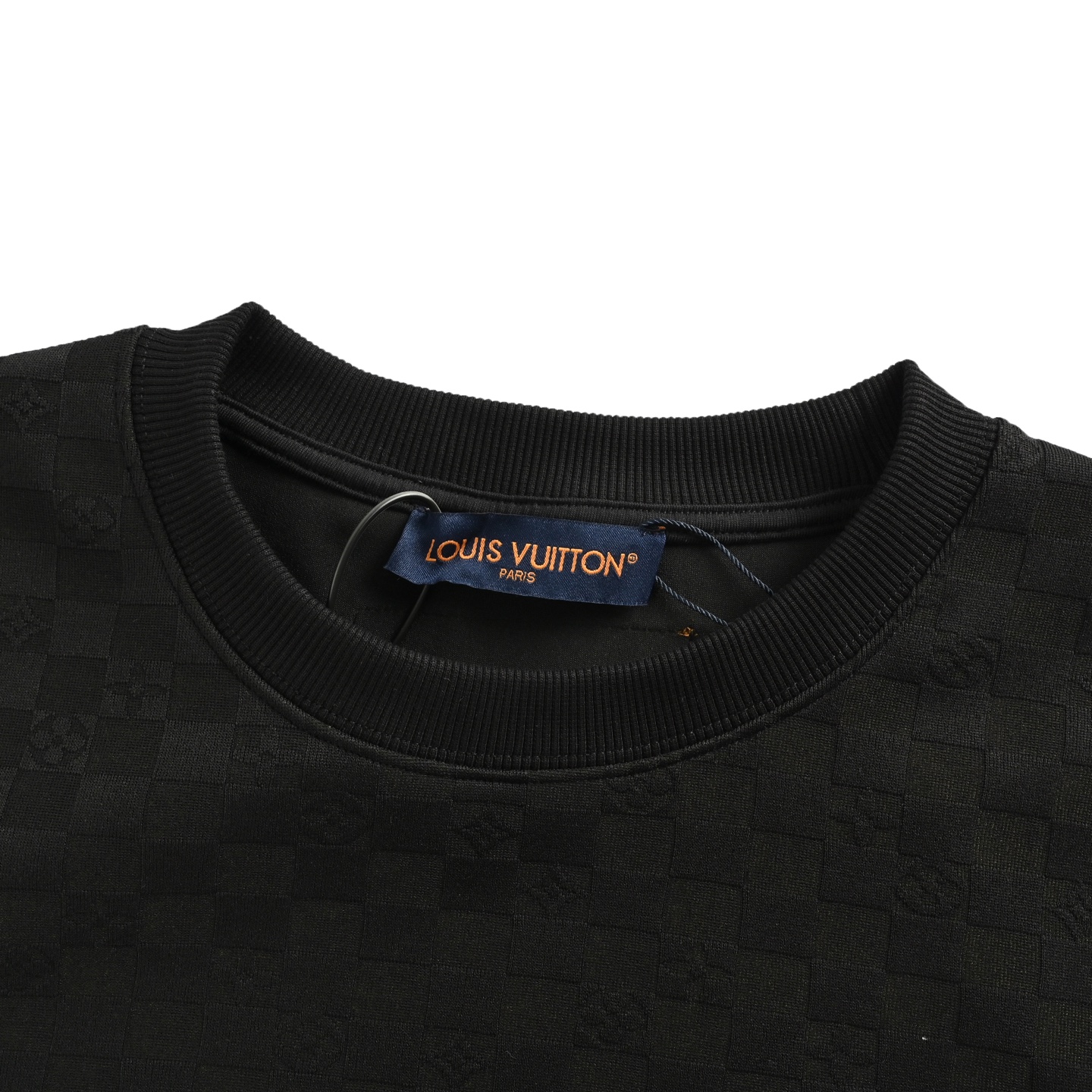 LouisVuitton/路易威登 棋盘格圆领卫衣 黑色白色-Chinese UA Cheap High Quatity Brand Clothes Bags handbags Sneakers wholesale wholesaler seller from China Factory suppliers Fashion Clothing Shoes best Quality Beautiful Price LouisVuitton/路易威登 棋盘格圆领卫衣 黑色白色