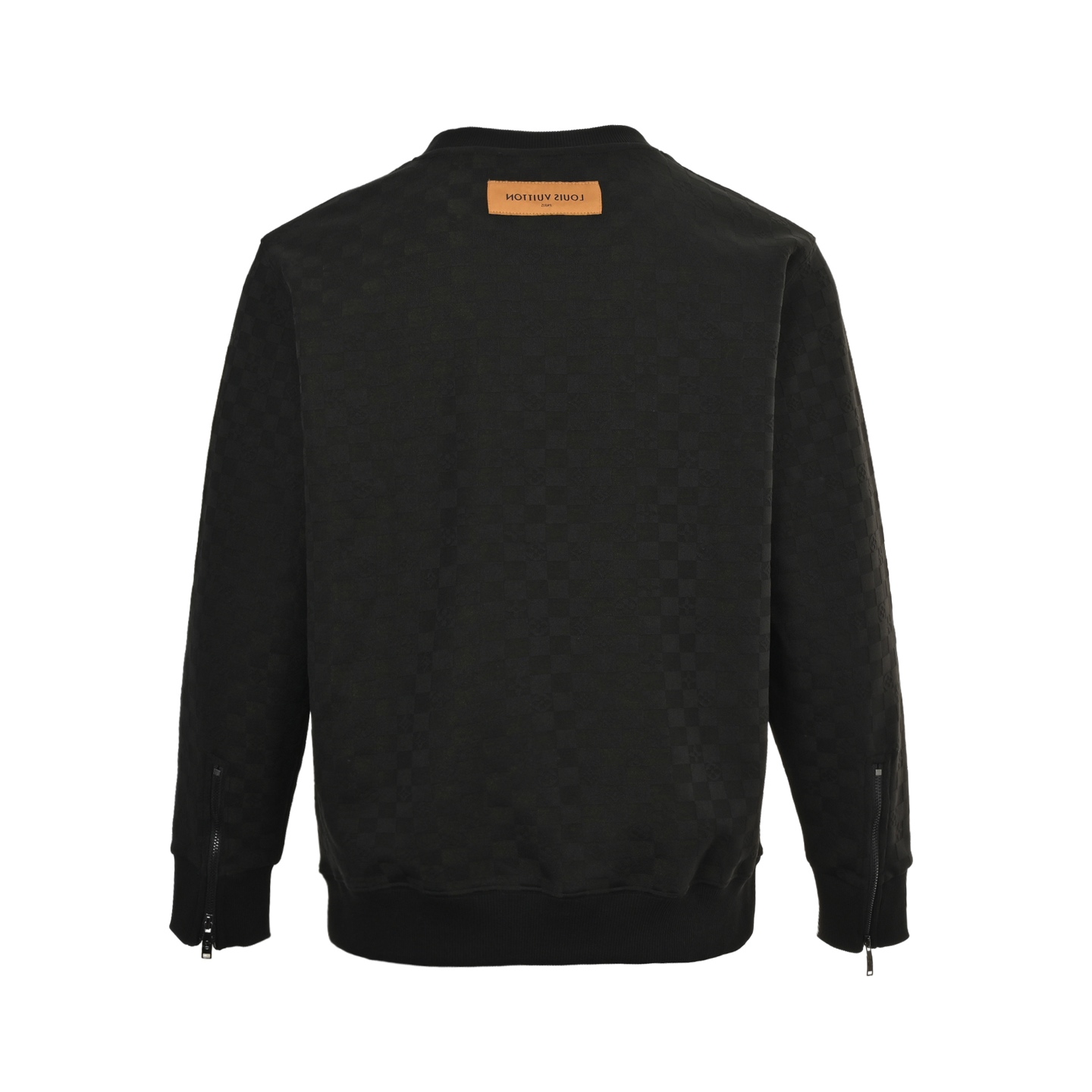 LouisVuitton/路易威登 棋盘格圆领卫衣 黑色白色-Chinese UA Cheap High Quatity Brand Clothes Bags handbags Sneakers wholesale wholesaler seller from China Factory suppliers Fashion Clothing Shoes best Quality Beautiful Price LouisVuitton/路易威登 棋盘格圆领卫衣 黑色白色