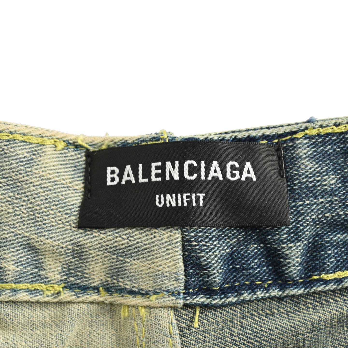 Balenciaga/巴黎世家 25Fw 拼接水洗牛仔裤