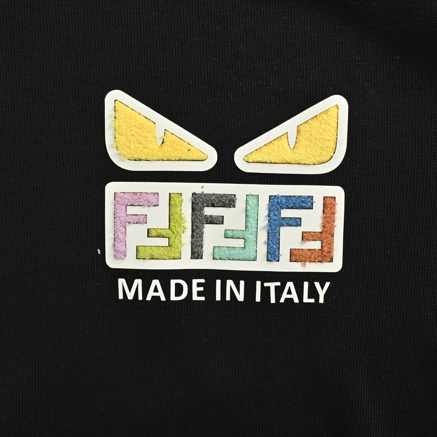 Fendi/芬迪 25Fw 毛巾绣贴布眼睛连帽卫衣-Chinese UA Cheap High Quatity Brand Clothes Bags handbags Sneakers wholesale wholesaler seller from China Factory suppliers Fashion Clothing Shoes best Quality Beautiful Price Fendi/芬迪 25Fw 毛巾绣贴布眼睛连帽卫衣