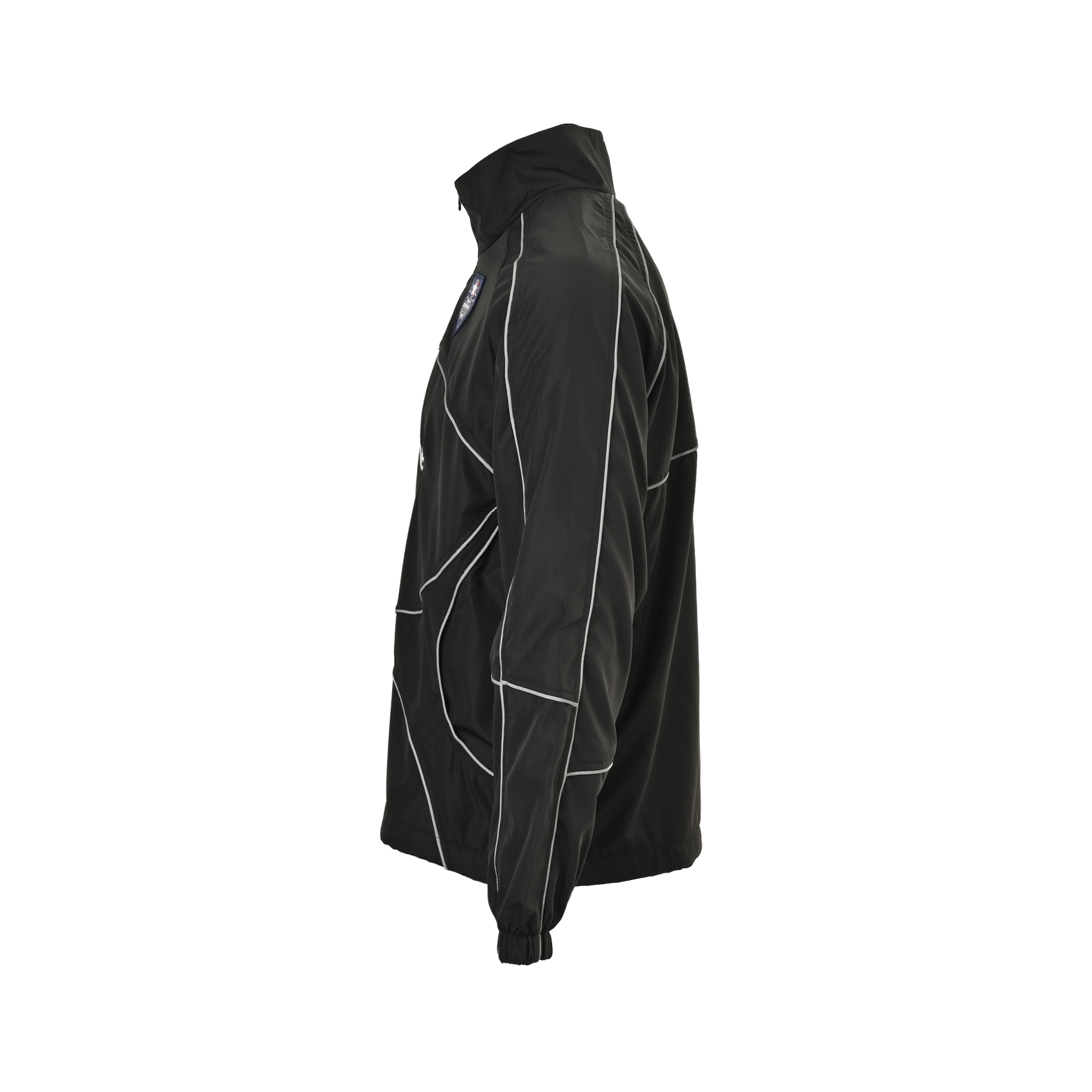 Supreme 25Fw 刺绣徽标半拉链反光条夹克外套