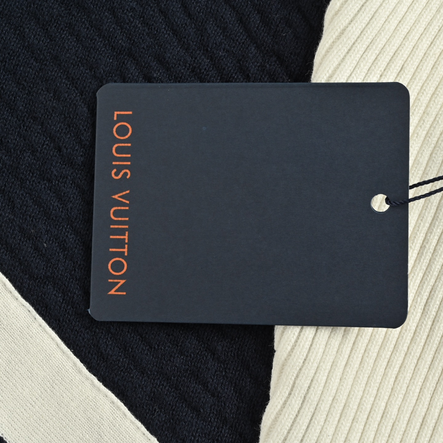 Louis Vuitton/路易威登 24Fw 立领条纹撞色拉链针织外套