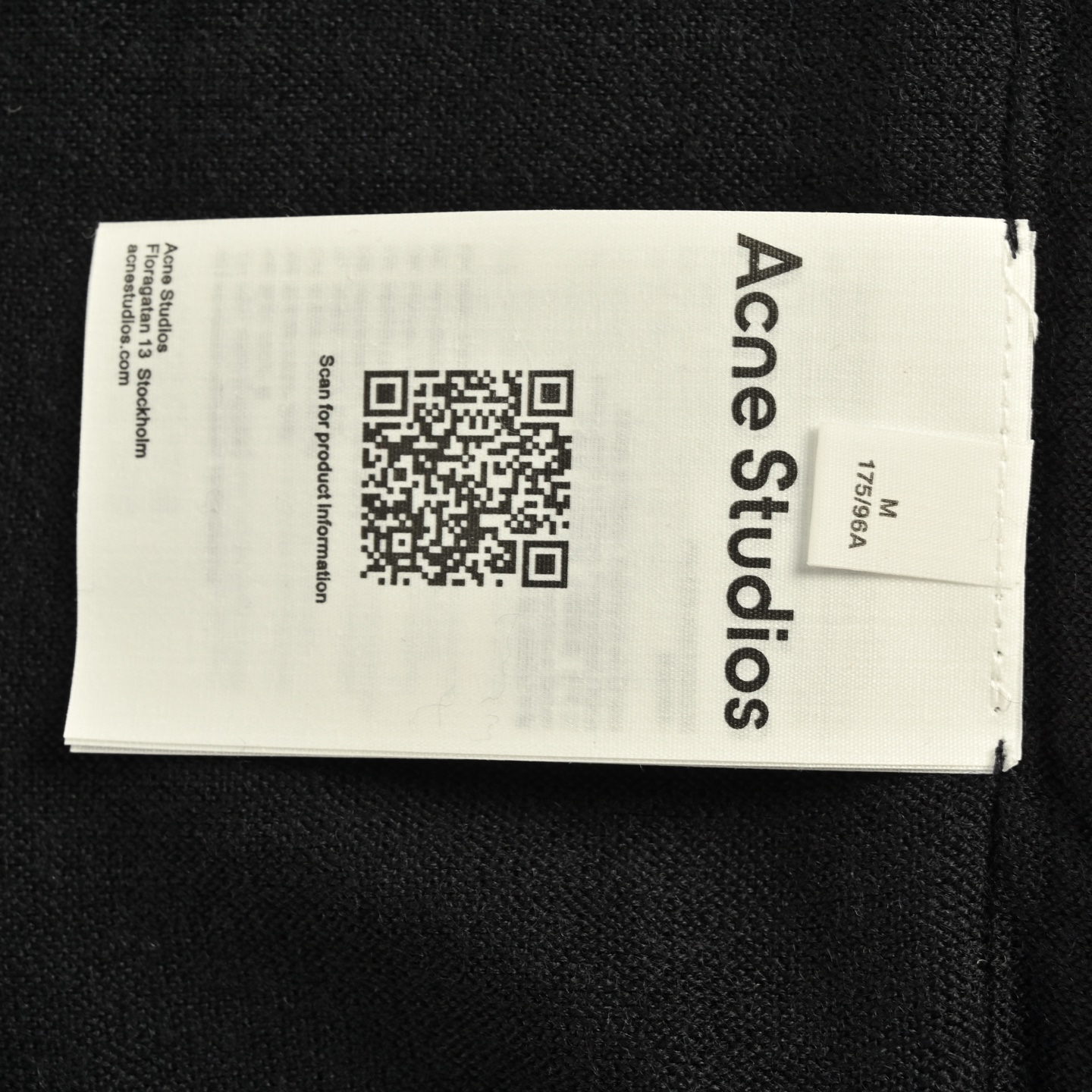 Acne Studios 25Fw 后背蝴蝶结羊毛外套 Acne Studios 25Fw 后背蝴蝶结羊毛外套