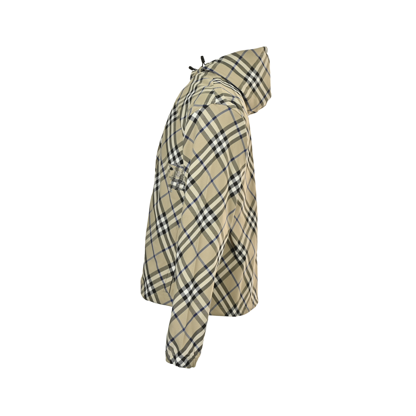 Burberry/巴宝莉 25Fw 战马刺绣格纹连帽冲锋衣外套 Burberry/巴宝莉 25Fw 战马刺绣格纹连帽冲锋衣外套