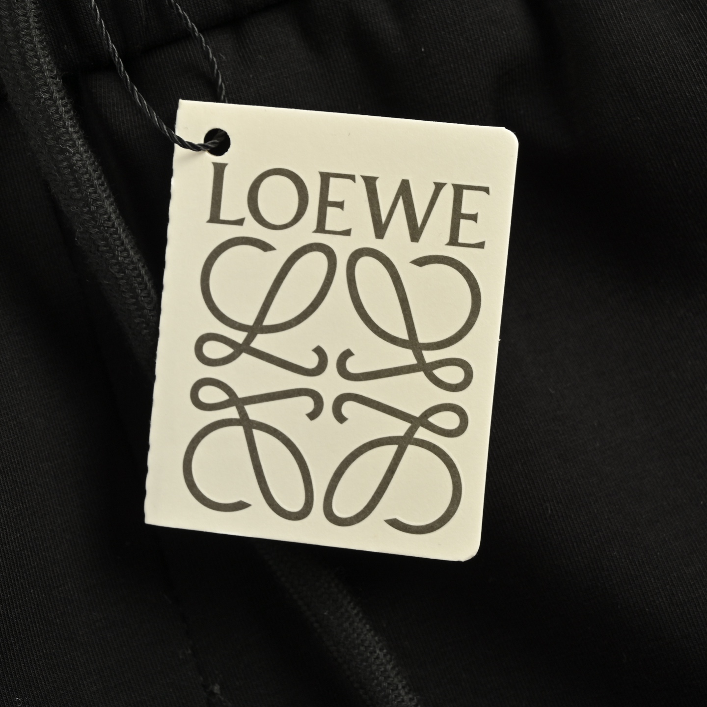 Loewe/罗意威 后口袋编花刺绣棉质休闲长裤