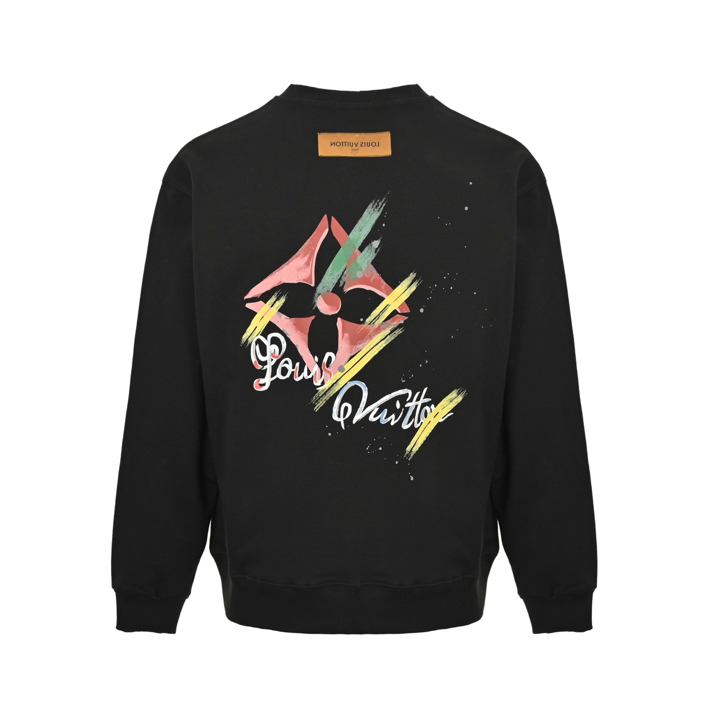 Louis Vuitton/路易威登 25Fw 拼色字母圆领卫衣