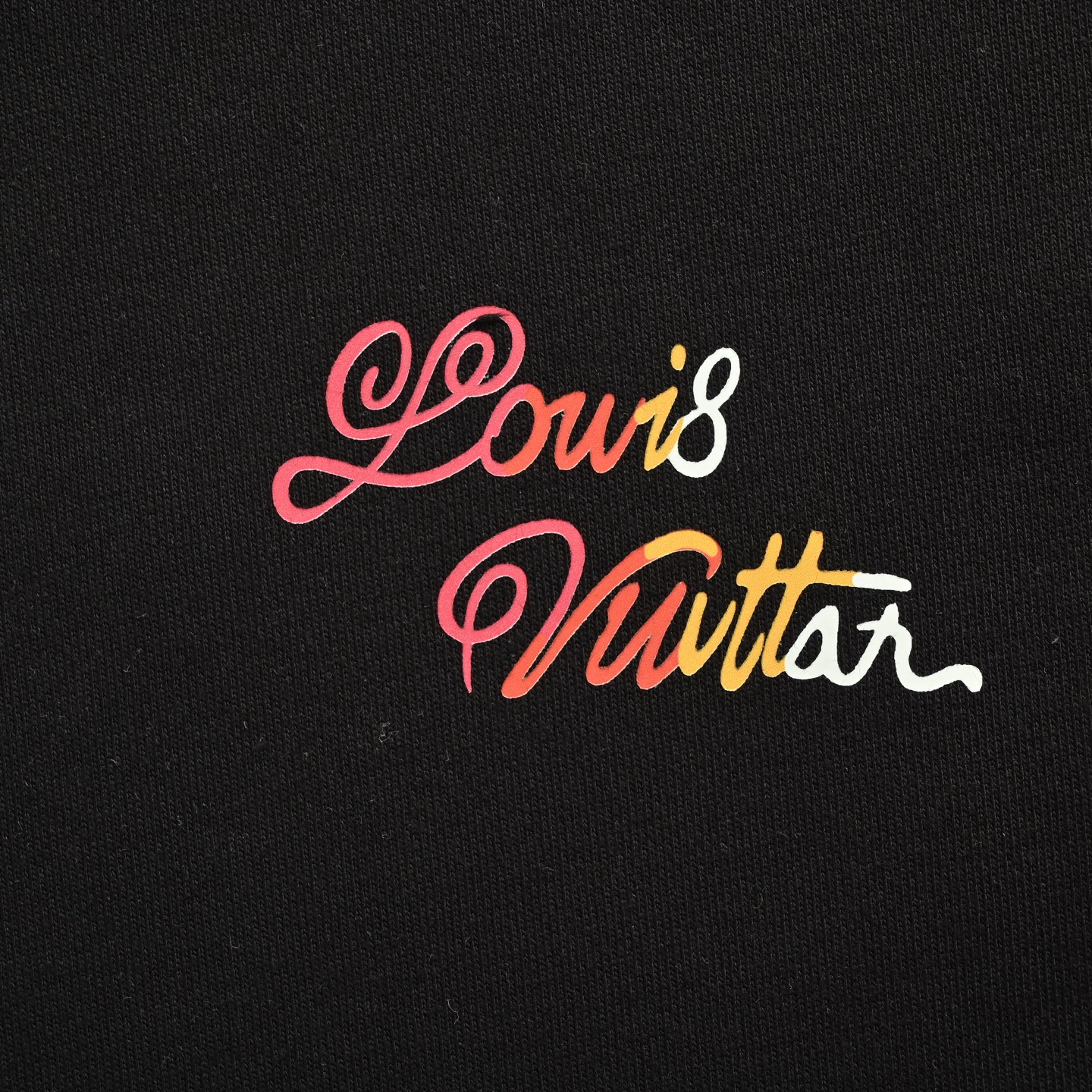 Louis Vuitton/路易威登 25Fw 拼色字母圆领卫衣