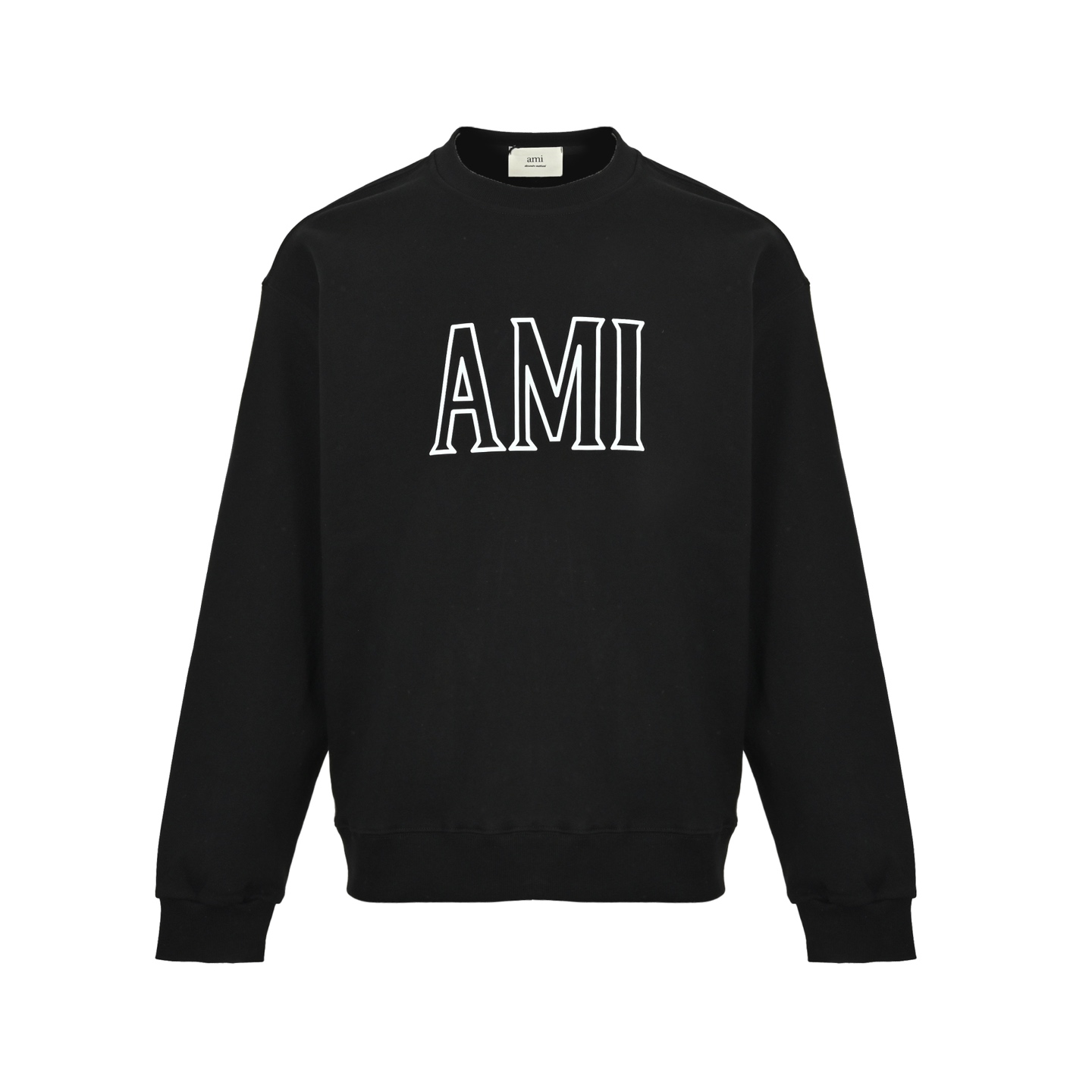 Ami Paris 25Fw 镂空字母印花圆领卫衣 Ami Paris 25Fw 镂空字母印花圆领卫衣
