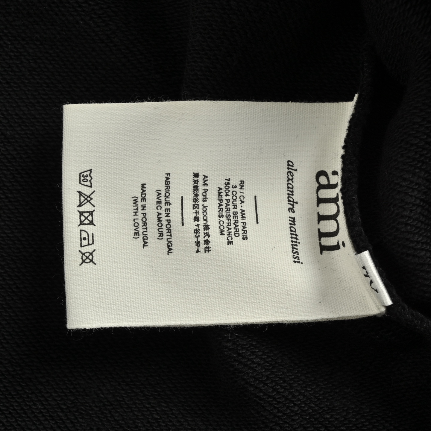 Ami Paris 25Fw 镂空字母印花圆领卫衣 Ami Paris 25Fw 镂空字母印花圆领卫衣