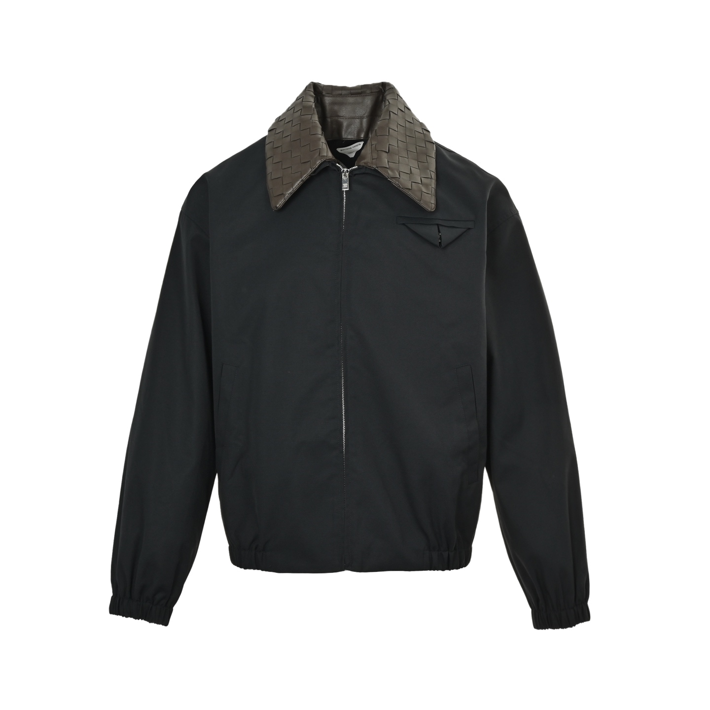BOTTEGA VENETA/BV 编织皮领夹克外套 BOTTEGA VENETA/BV 编织皮领夹克外套