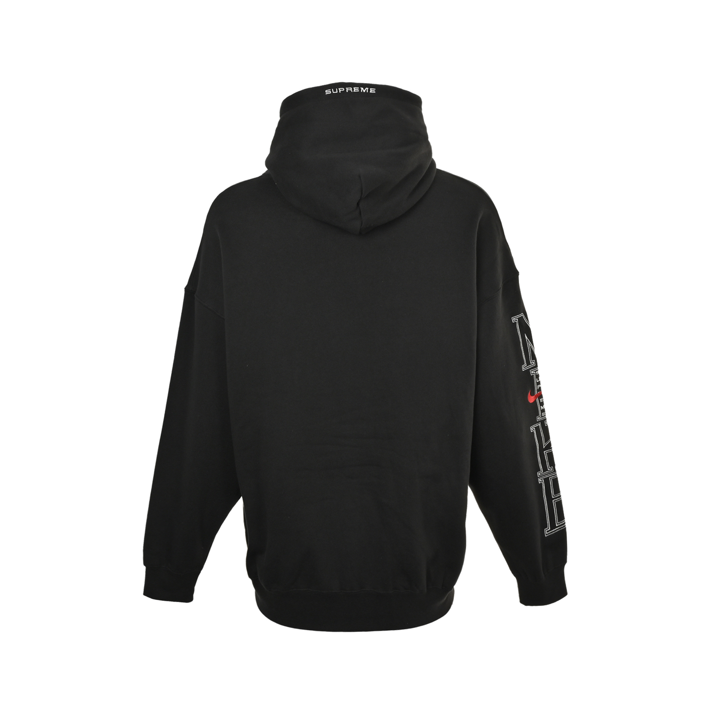 Supreme & Nike 手臂刺绣连帽卫衣