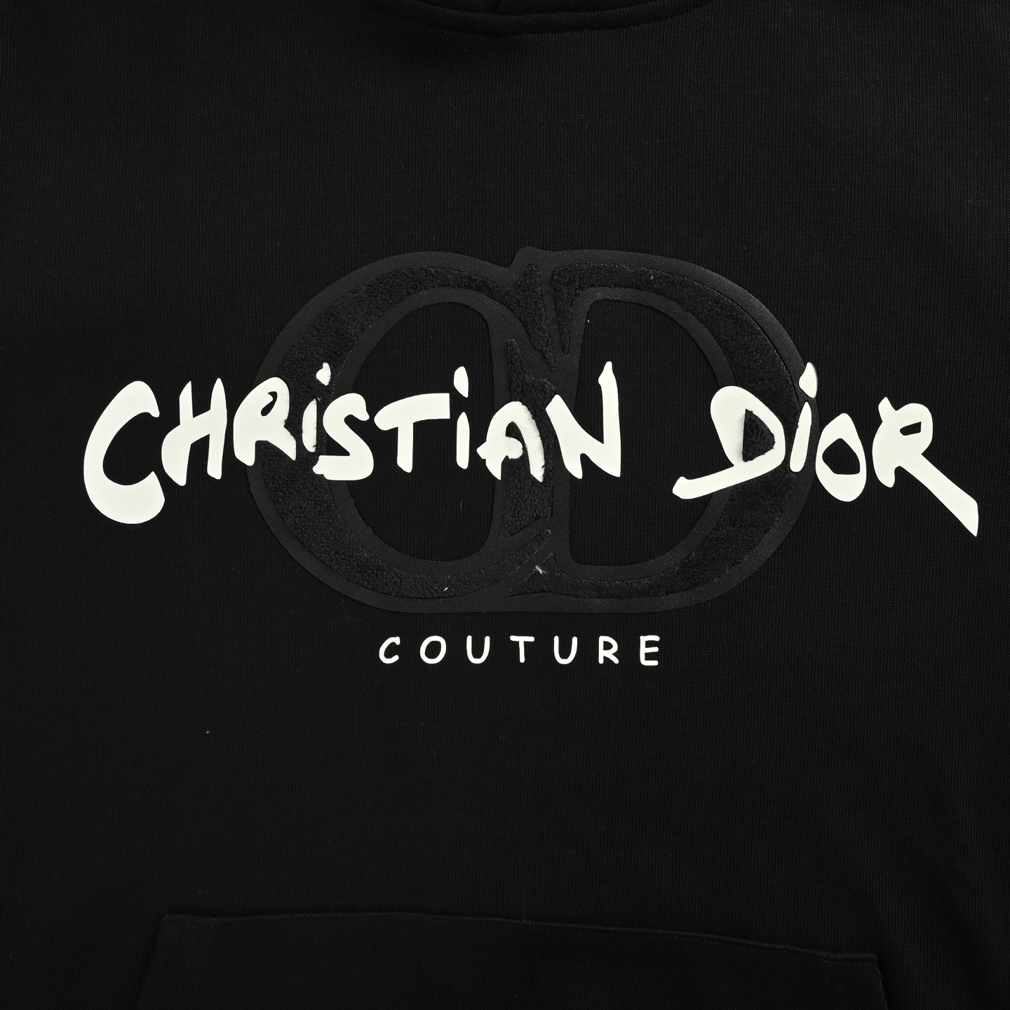 Dior/迪奥 25Fw 压胶字母logo连帽卫衣 Dior新款卫衣 Dior/迪奥 25Fw 压胶字母logo连帽卫衣 Dior新款卫衣