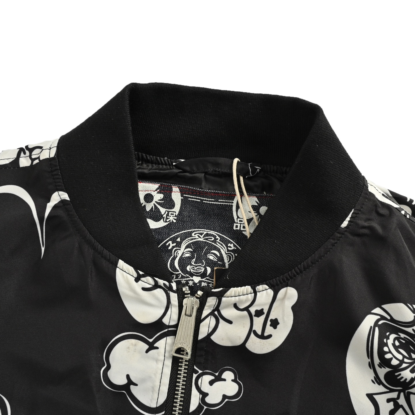 Evisu/福神 25Fw 满印家花达摩夹克外套-Chinese UA Cheap High Quatity Brand Clothes Bags handbags Sneakers wholesale wholesaler seller from China Factory suppliers Fashion Clothing Shoes best Quality Beautiful Price Evisu/福神 25Fw 满印家花达摩夹克外套