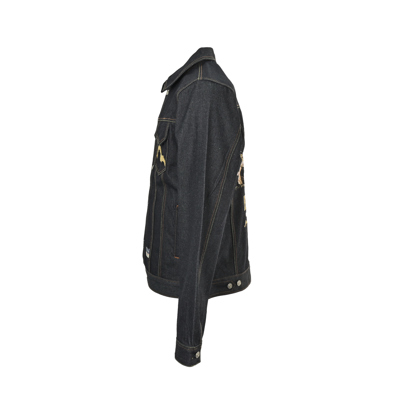 Evisu/福神 25Fw 麒麟刺绣牛仔夹克外套-Chinese UA Cheap High Quatity Brand Clothes Bags handbags Sneakers wholesale wholesaler seller from China Factory suppliers Fashion Clothing Shoes best Quality Beautiful Price Evisu/福神 25Fw 麒麟刺绣牛仔夹克外套