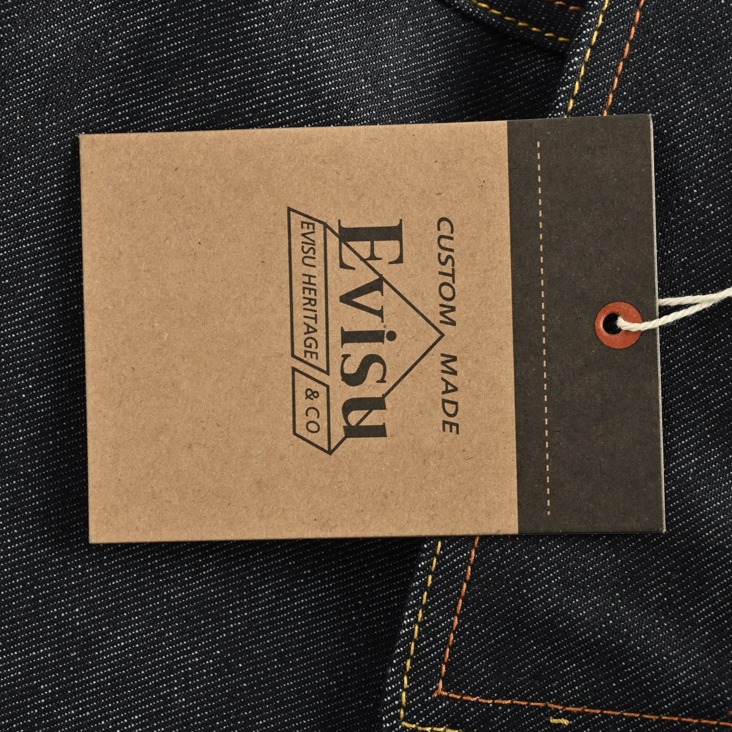 Evisu/福神 25Fw 多口袋牛仔夹克外套