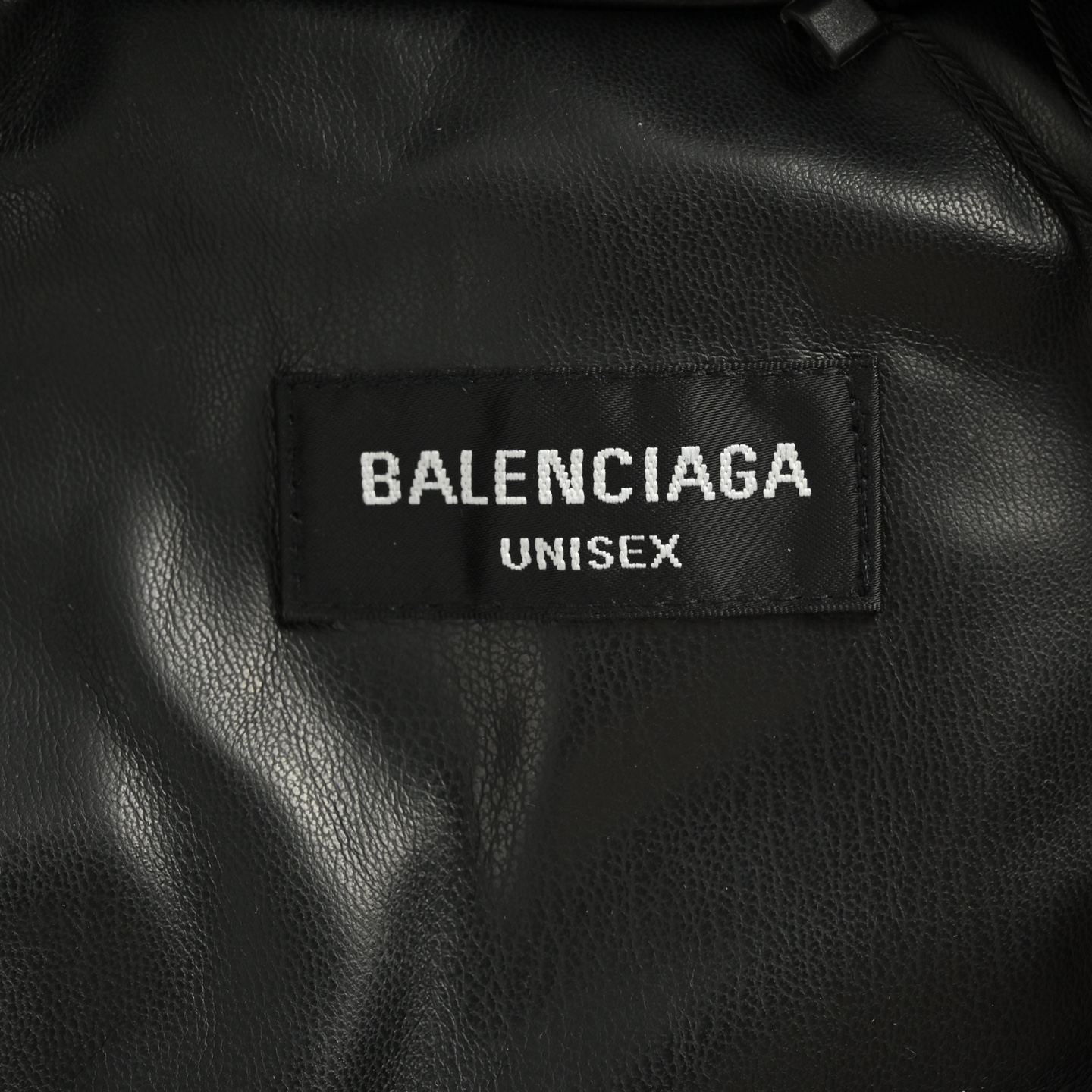 Balenciaga/巴黎世家 25Fw 刺绣立领皮衣夹克