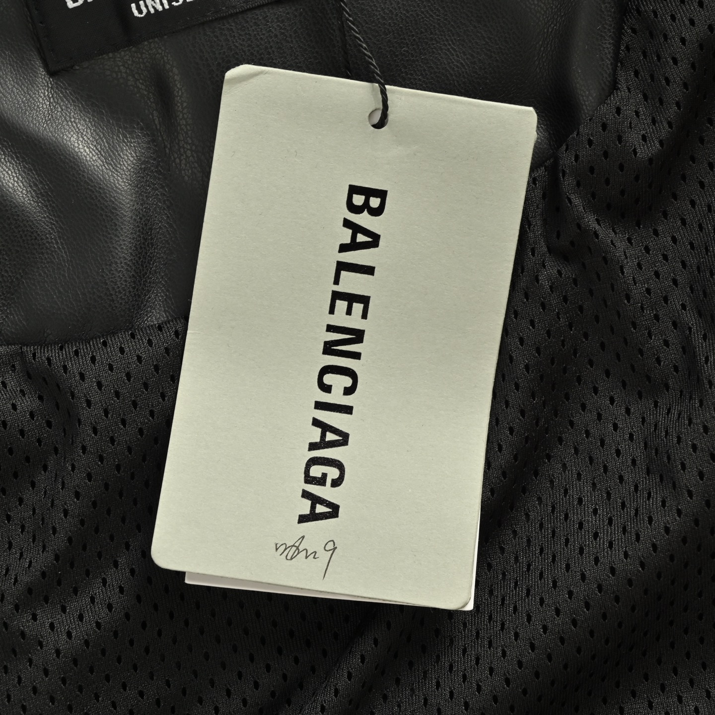 Balenciaga/巴黎世家 25Fw 刺绣立领皮衣夹克