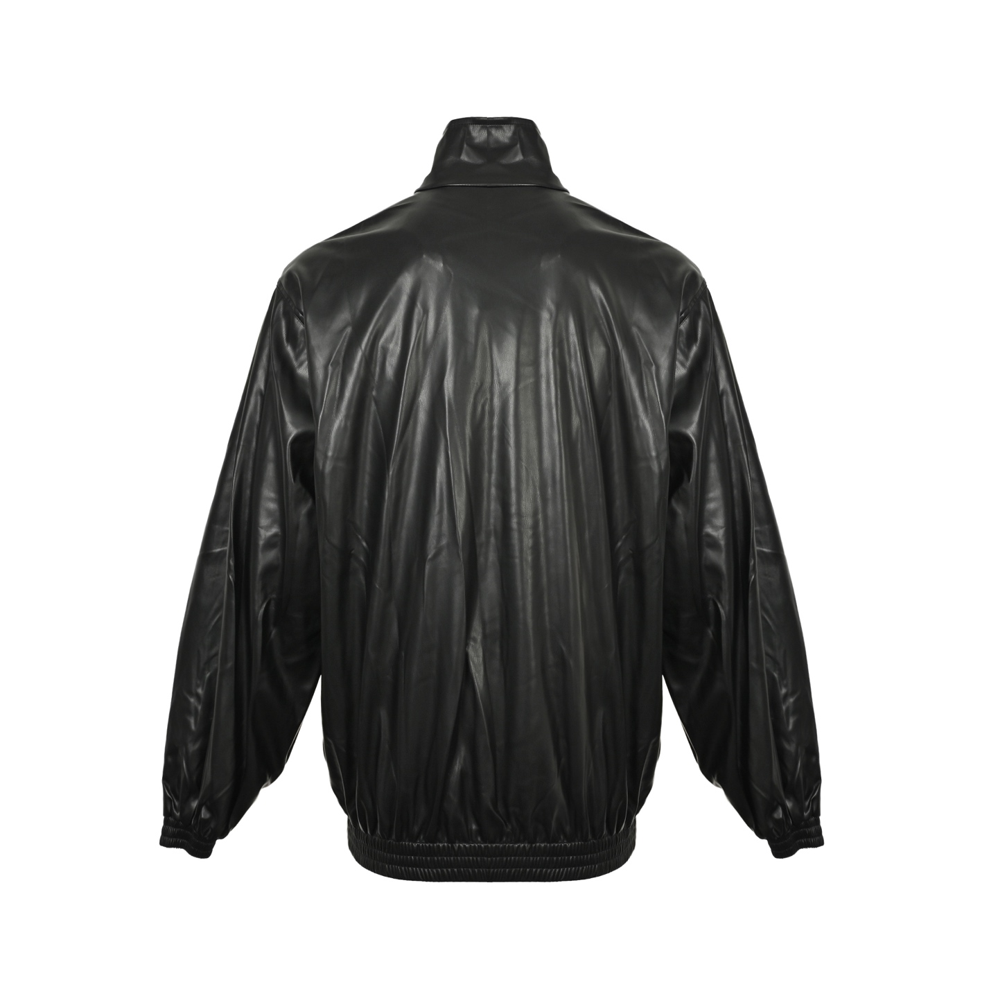 Balenciaga/巴黎世家 25Fw 刺绣立领皮衣夹克