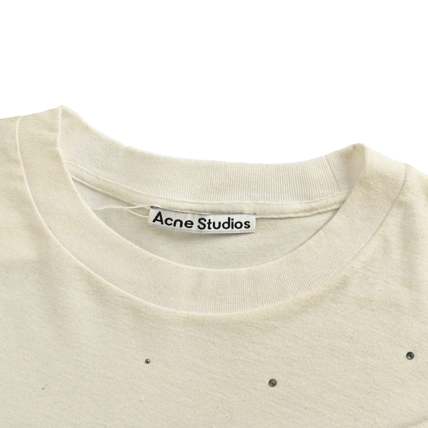 Acne Studios 25ss 1996烫钻斑驳字母印花长袖 Acne Studios 25ss 1996烫钻斑驳字母印花长袖