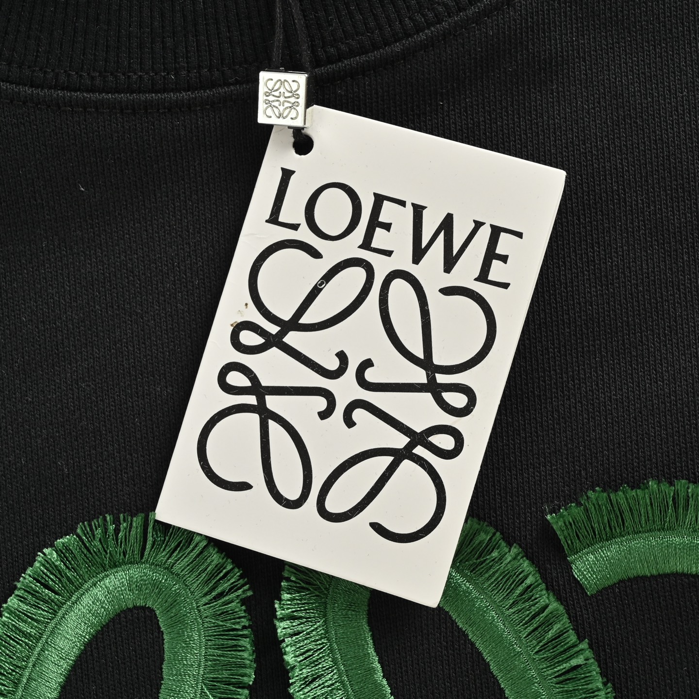 Loewe/罗意威 25Fw 流苏刺绣徽标圆领卫衣