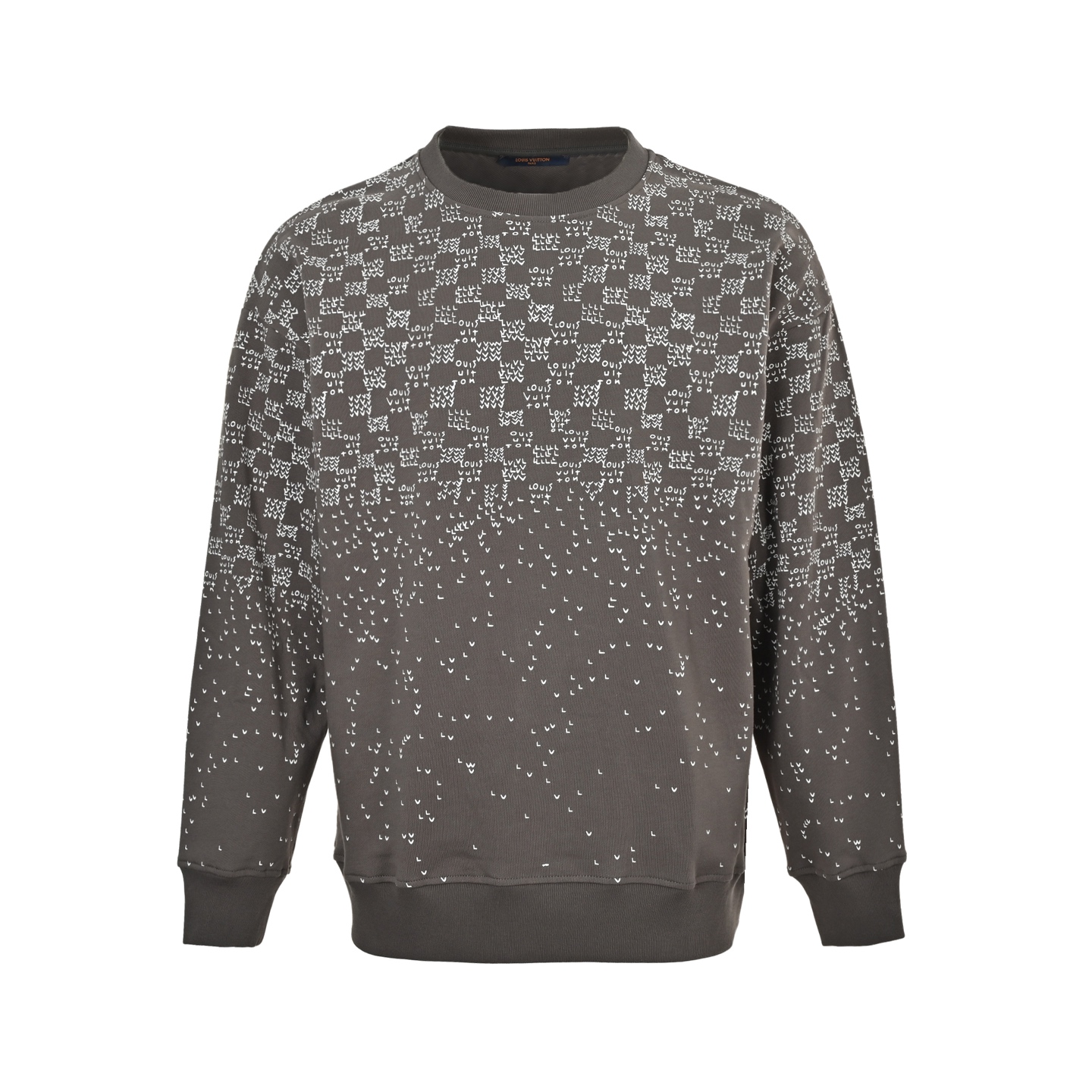 本地自取: Louis Vuitton/路易威登 25Fw 渐变小飞机新花圆领卫衣 420克重纯棉面料毛圈底定制32支2*2螺纹 成衣两遍水洗处理 面料舒适亲肤无异感 定制定染面料 纺织密度高 垂感佳 不易变形 厚织感加上紧密纺纱工艺 不会影响卫衣的透气性 成色的饱和度很高 日本进口印花机喷绘而成 定制1:1辅料 特殊螺纹 宽松版型, 超级百搭好看的一款卫衣 男女同款 颜色:白色,黑色