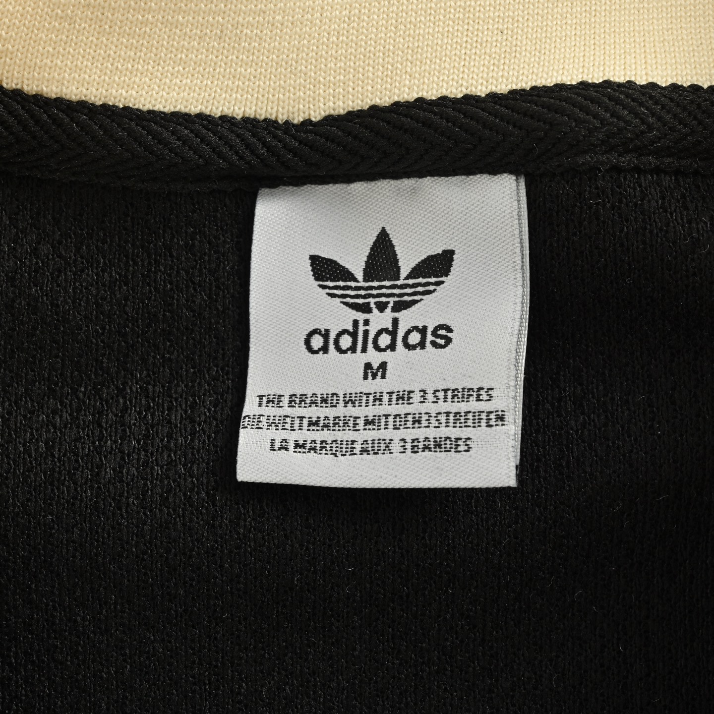 Adidas/阿迪达斯 三叶草刺绣复古立领夹克外套