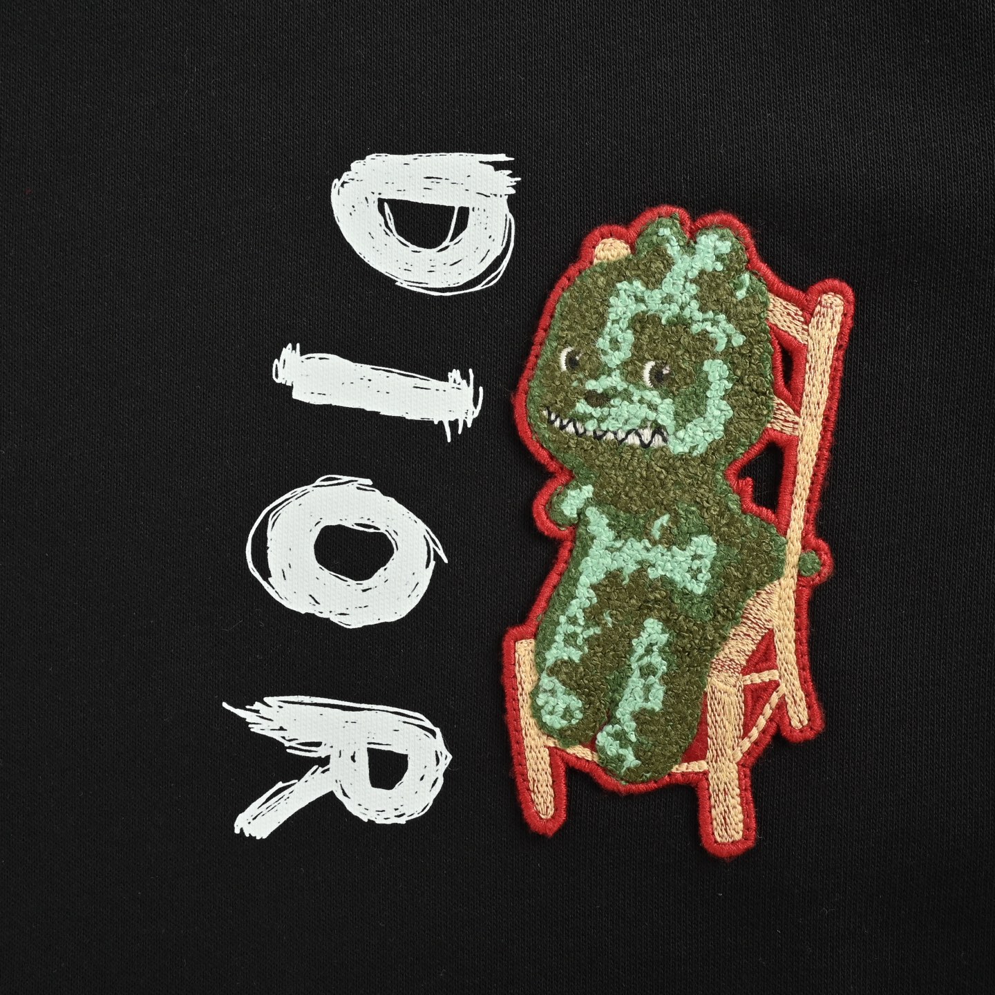 Dior/迪奥 25Fw 小恐龙刺绣圆领卫衣 Dior新款圆领卫衣