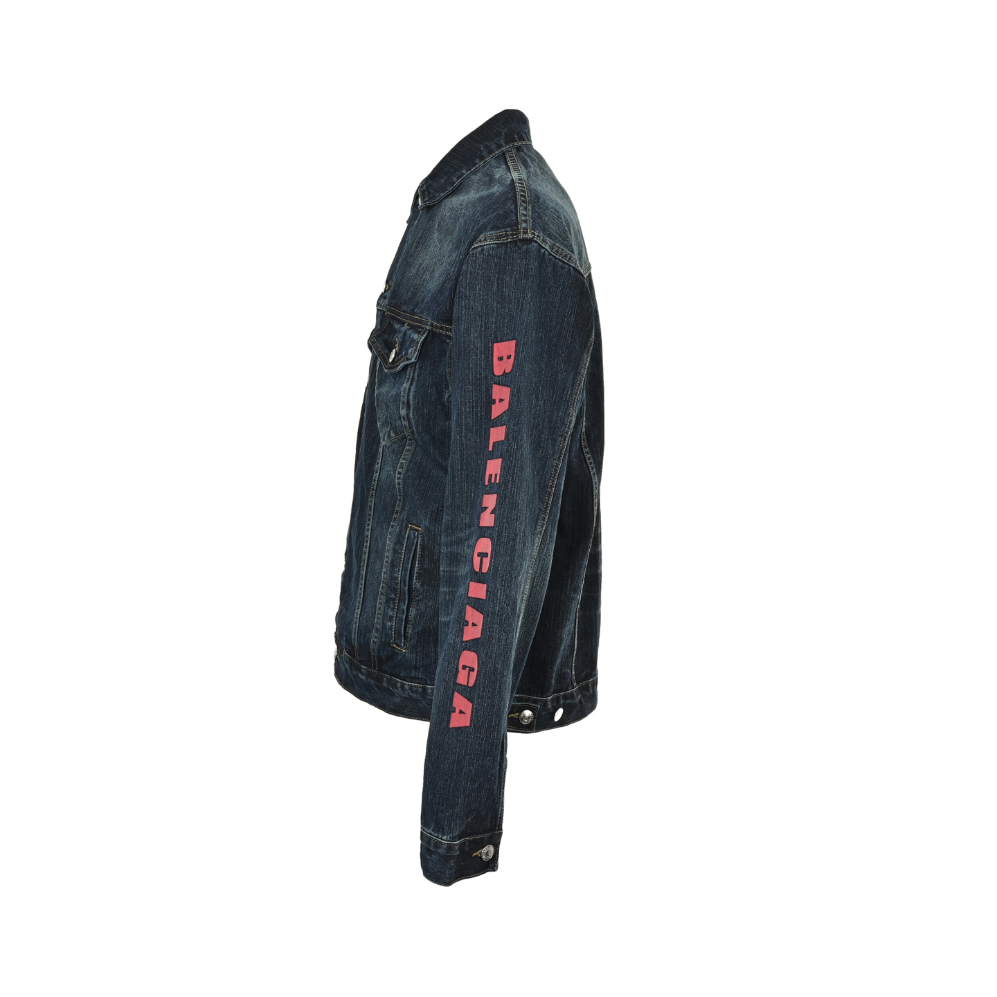 Balenciaga/巴黎世家 25Fw 情人节爱心红字母牛仔外套 Balenciaga/巴黎世家 25Fw 情人节爱心红字母牛仔外套
