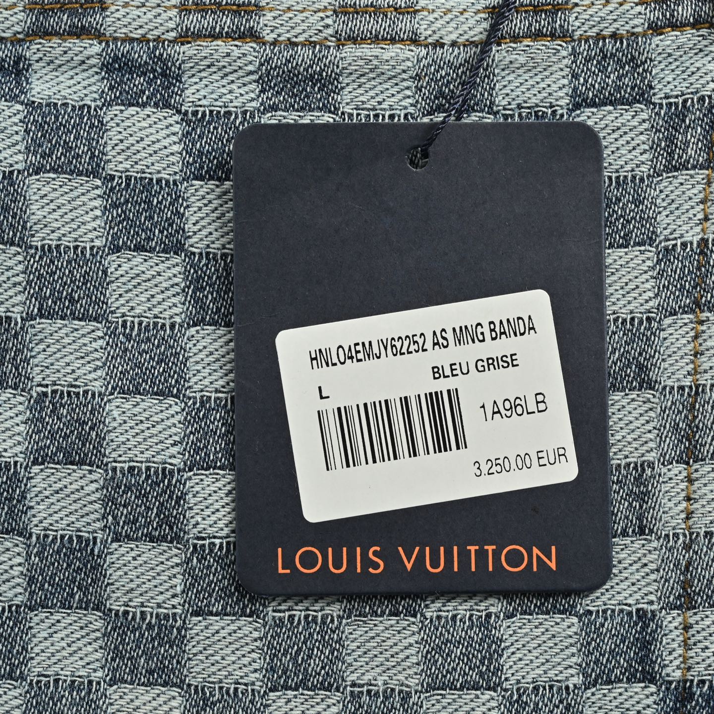 Louis Vuitton/路易威登 Nigo联名棋盘格提花牛仔裤