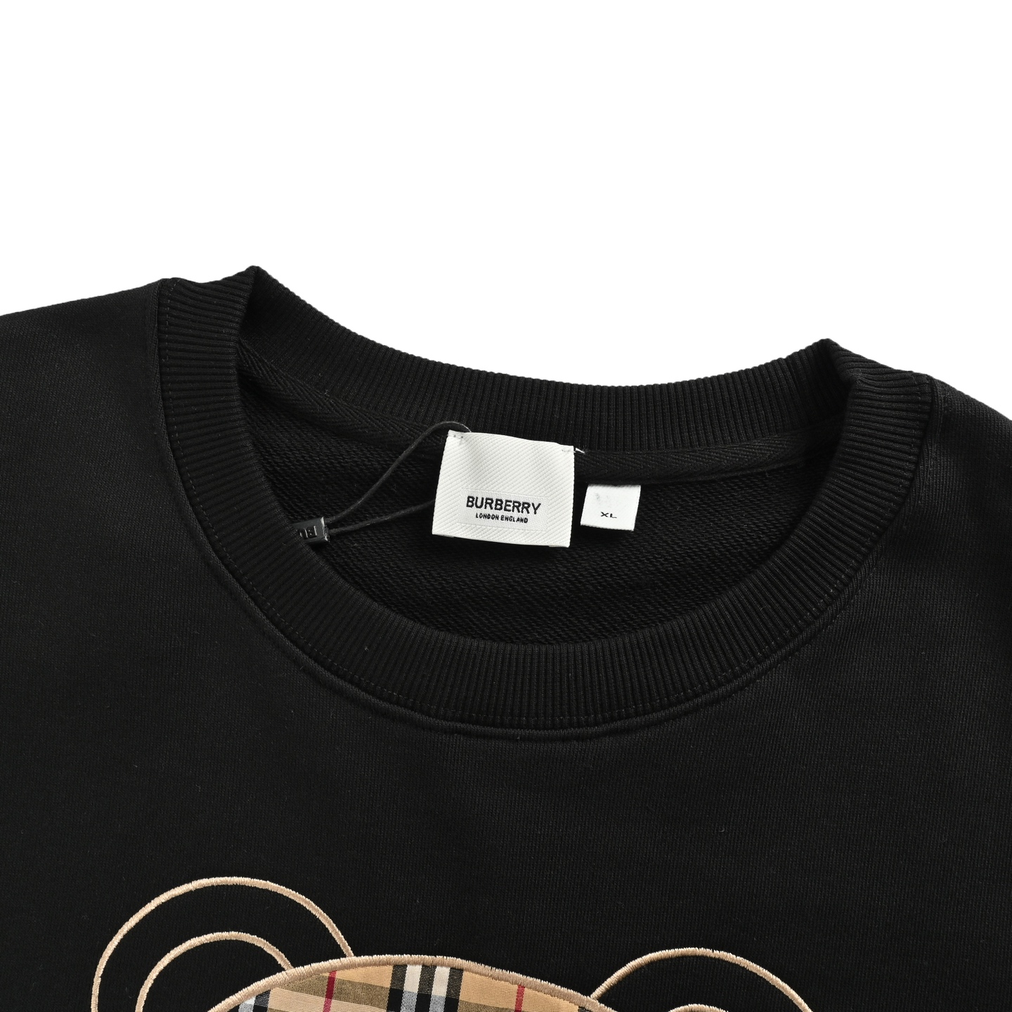 Burberry/巴宝莉 25Fw 胸前刺绣小熊圆领卫衣 Burberry/巴宝莉 25Fw 胸前刺绣小熊圆领卫衣