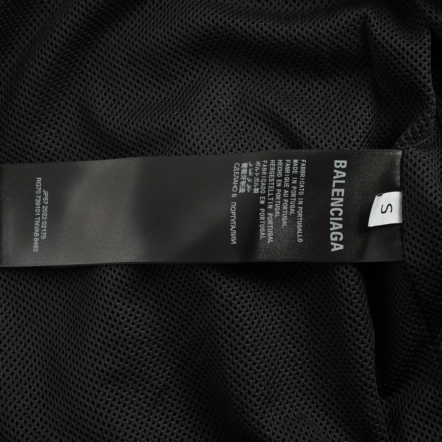 Balenciaga/巴黎世家 三拼色双环印花立领夹克外套