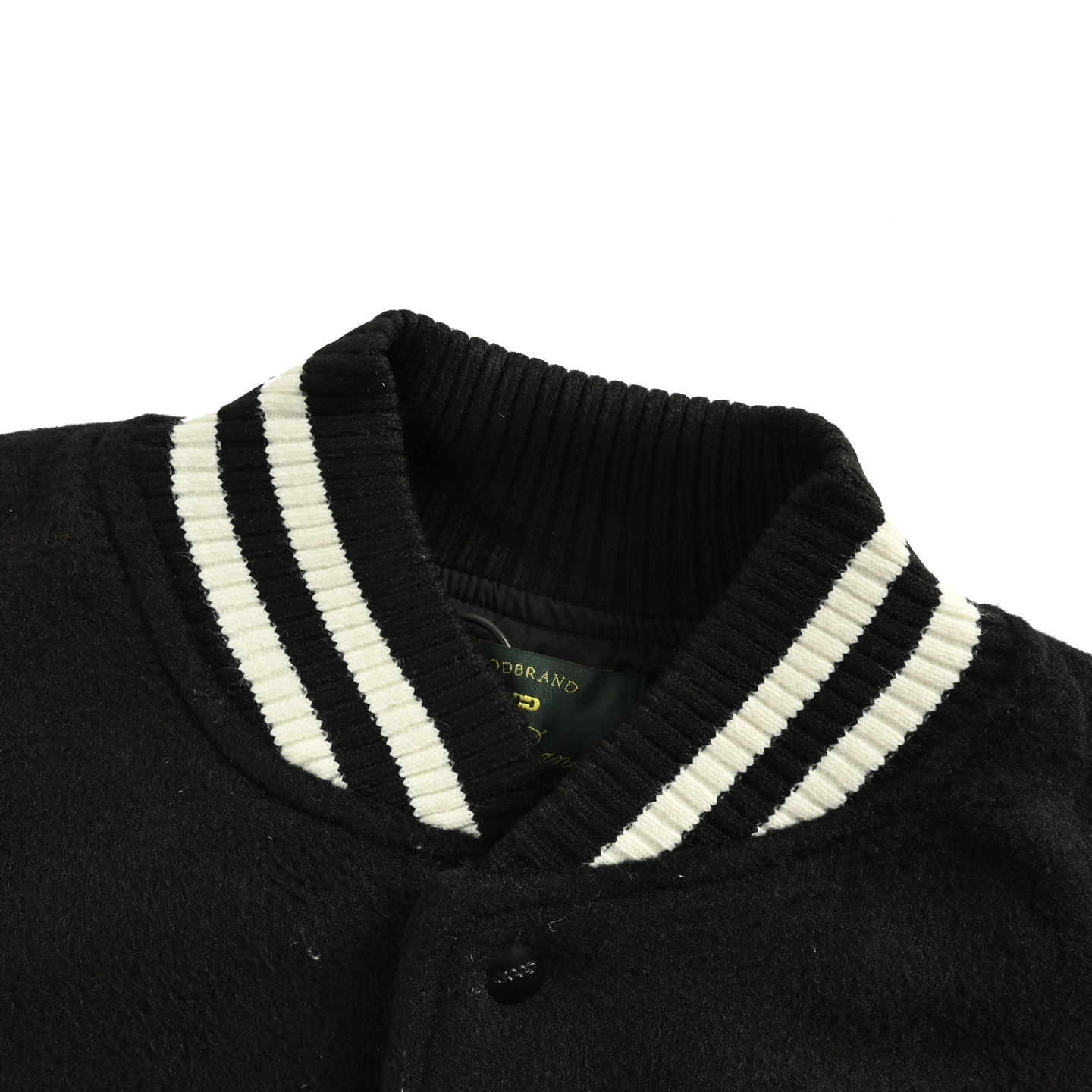 GOOD BRAND 25ss Loveis good珍珠语标字母棒球服外套 黑色 红色