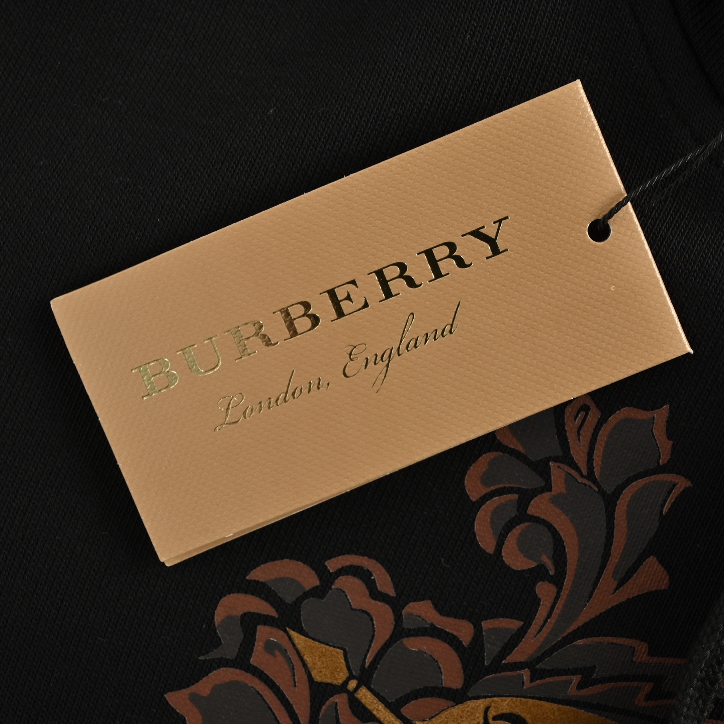 Burberry/巴宝莉 25Fw 植绒小马印花连帽卫衣