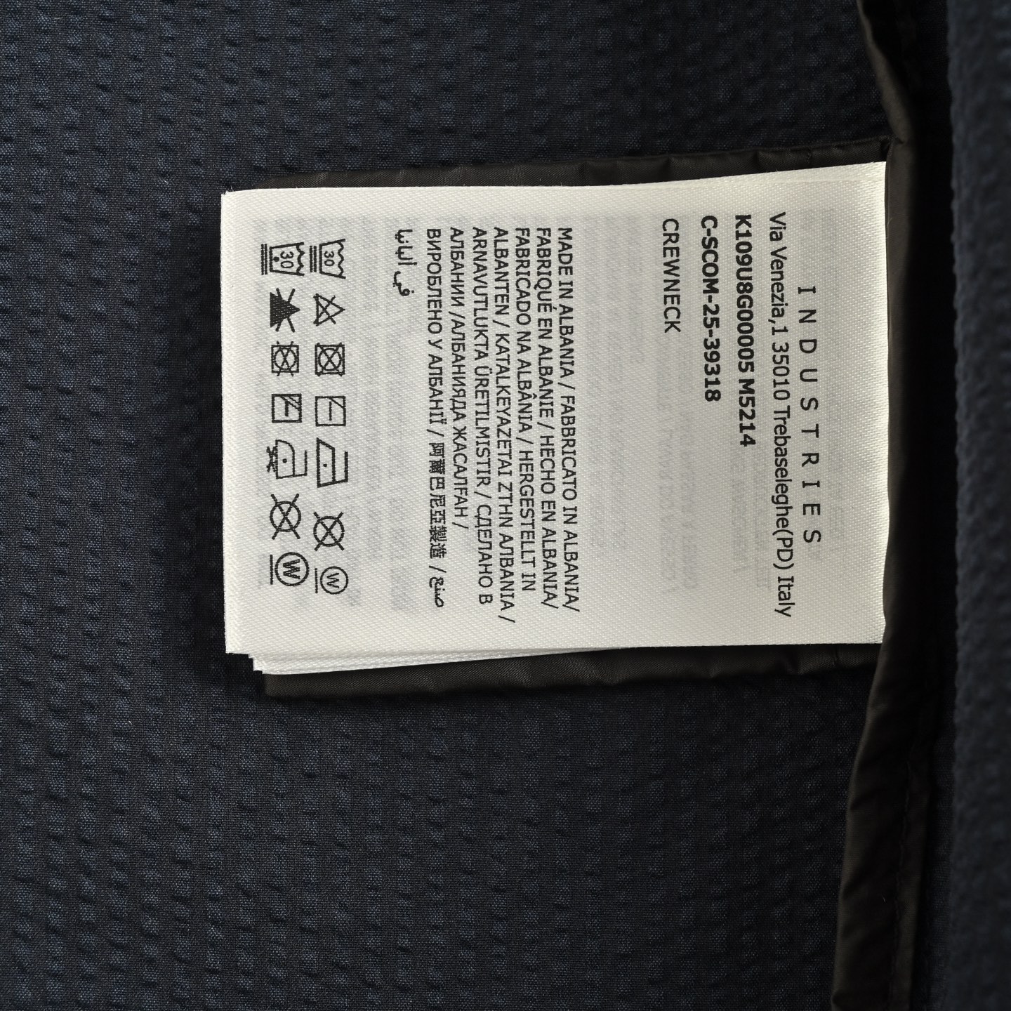 Moncler/蒙口 25Fw 袖标泡泡皱夹克外套
