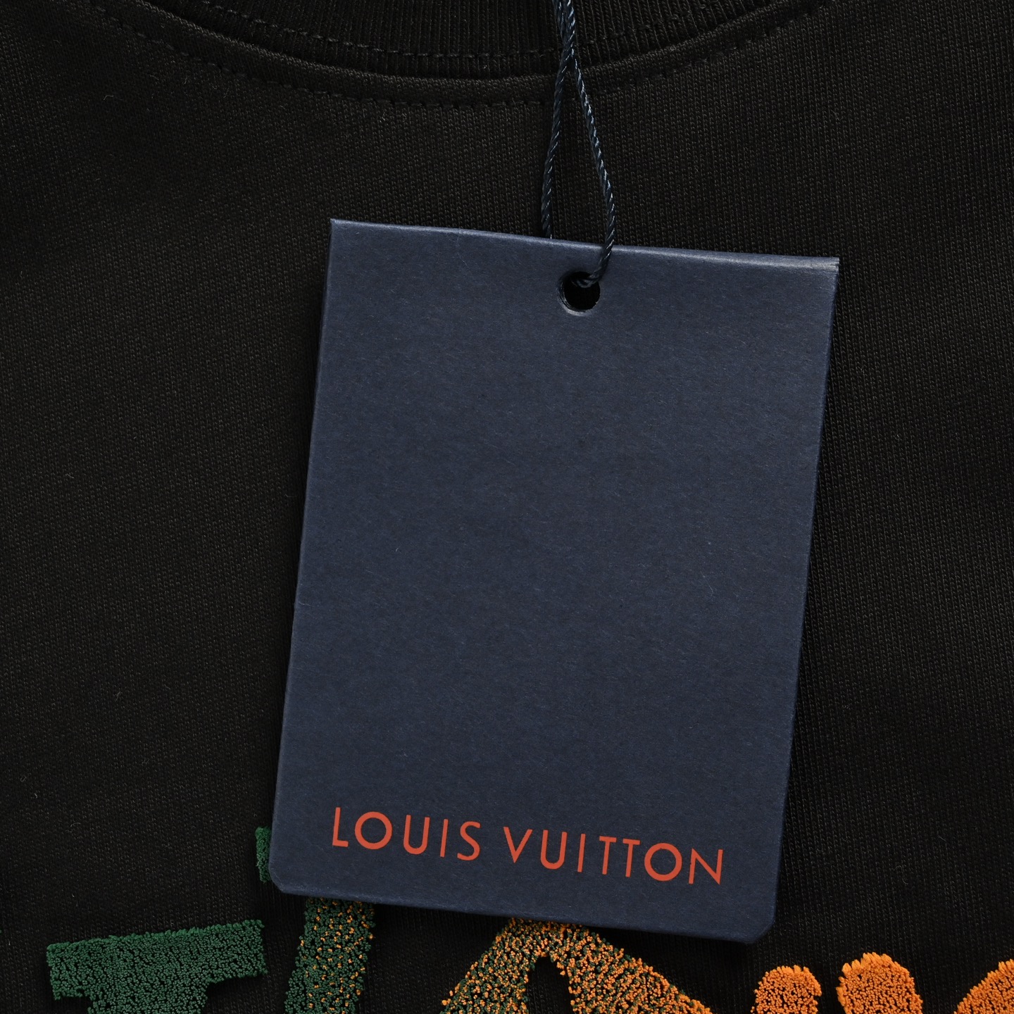 Louis Vuitton/路易威登 25Fw 彩色渐变logo牙刷袖长袖T恤 Louis Vuitton/路易威登 25Fw 彩色渐变logo牙刷袖长袖T恤