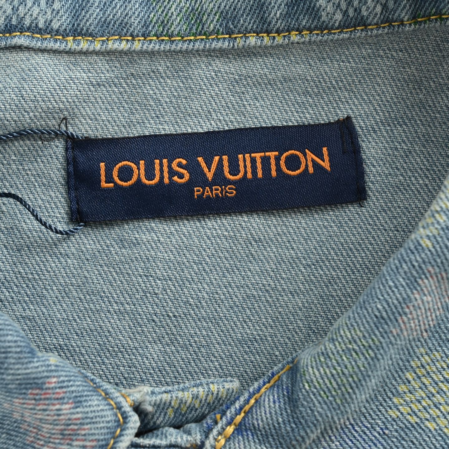 Louis Vuitton/路易威登 25Fw 五彩棋盘格套装牛仔外套 Louis Vuitton/路易威登 25Fw 五彩棋盘格套装牛仔外套