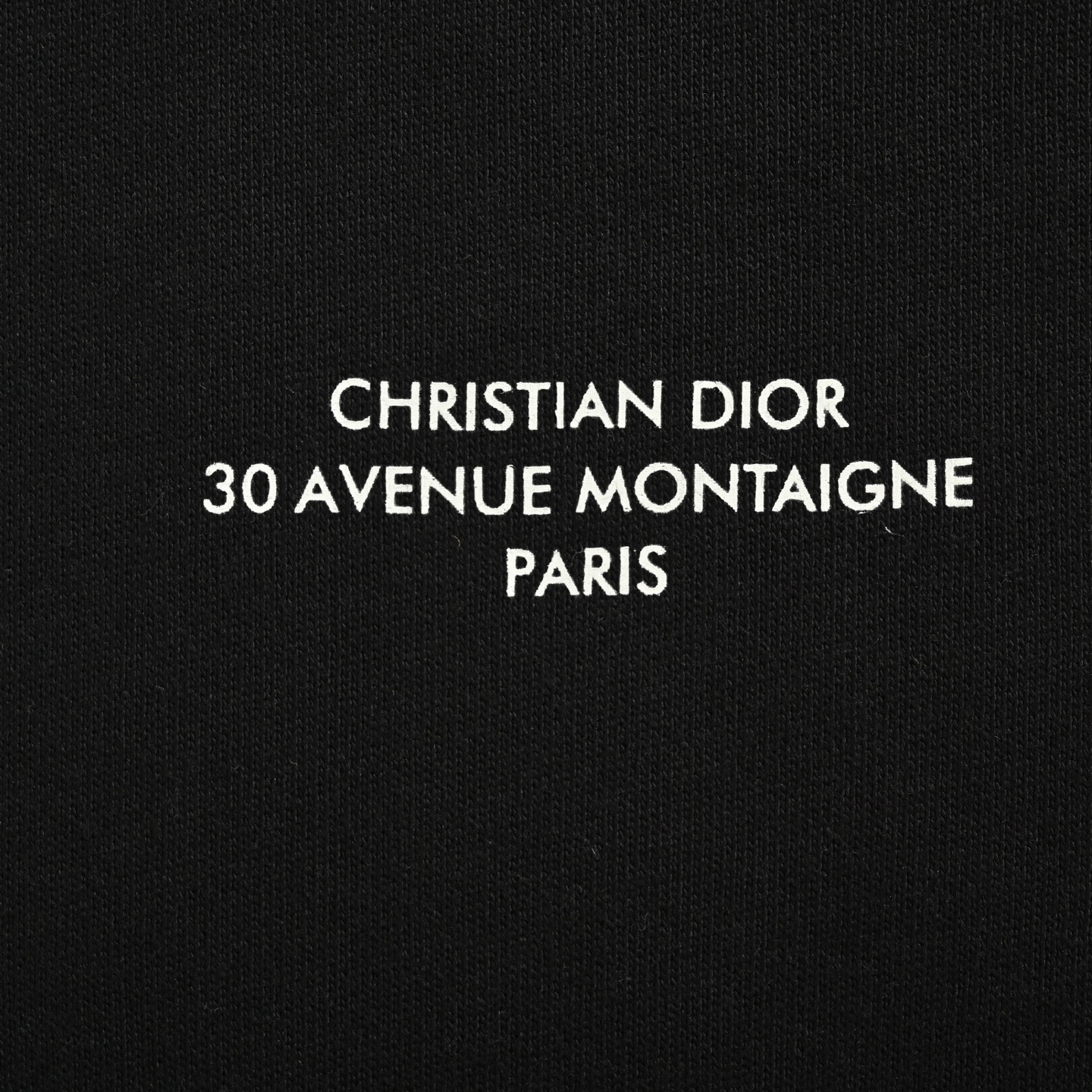 Dior/迪奥 CD Montaigne 小字圆领卫衣