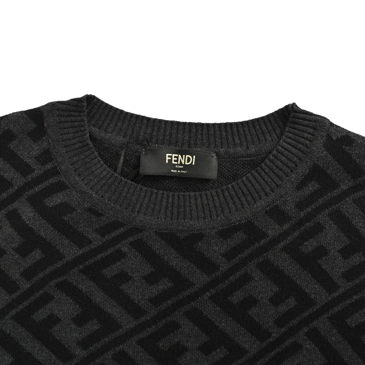 Fendi/芬迪 25Fw FF满印提花圆领毛衣-Chinese wholesaler seller Clothes Bags handbags wholesale Shoes High Quatity wholesaler seller Cheap Sneakers from China Factory Chinese suppliers china wholesale clothing wholesaler seller Fendi/芬迪 25Fw FF满印提花圆领毛衣
