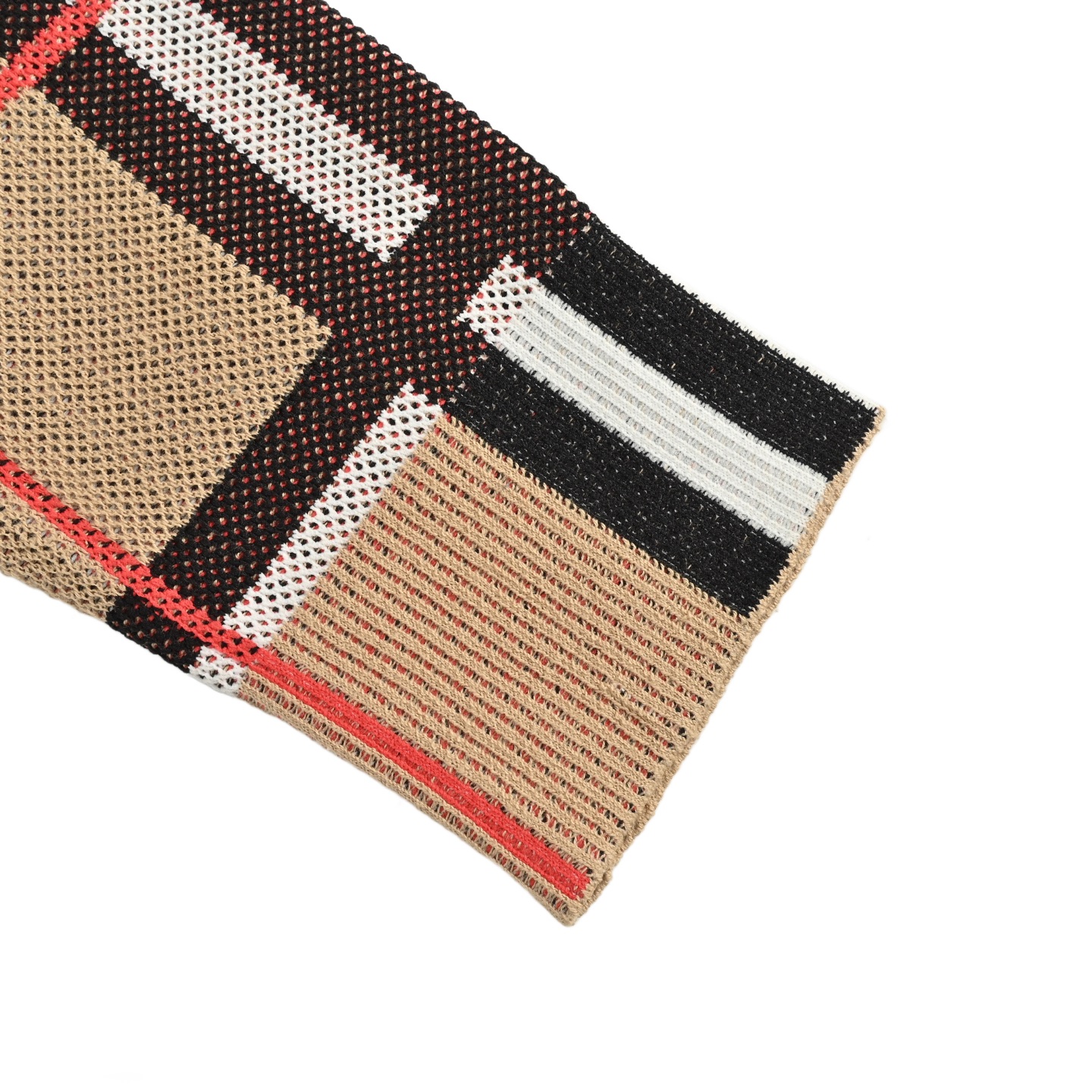 Burberry/巴宝莉 25Fw 大格纹圆领毛衣 品牌格经典纹提花精纺图案 Burberry/巴宝莉 25Fw 大格纹圆领毛衣 品牌格经典纹提花精纺图案