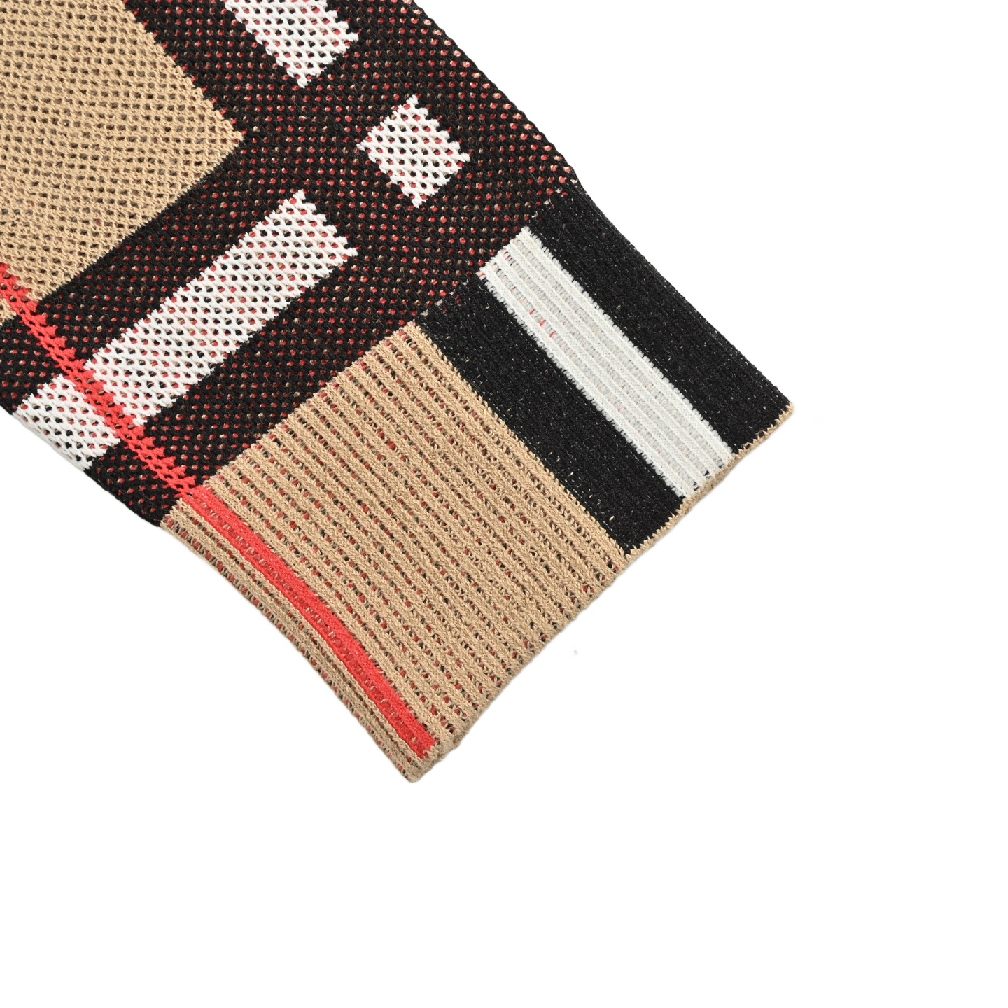 Burberry/巴宝莉 毛衣开衫25Fw 大格纹 品牌格经典纹提花精纺图案