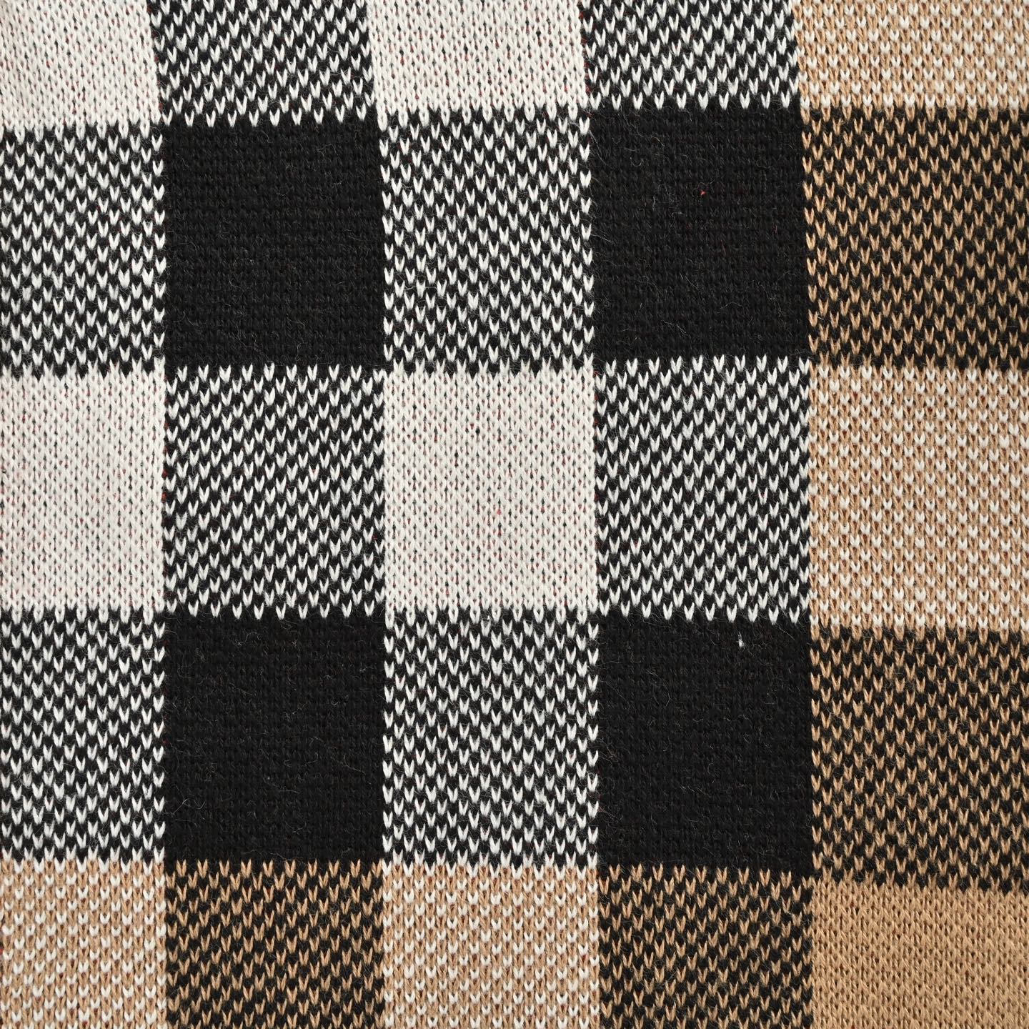 Burberry/巴宝莉 经典大格纹开衫毛衣