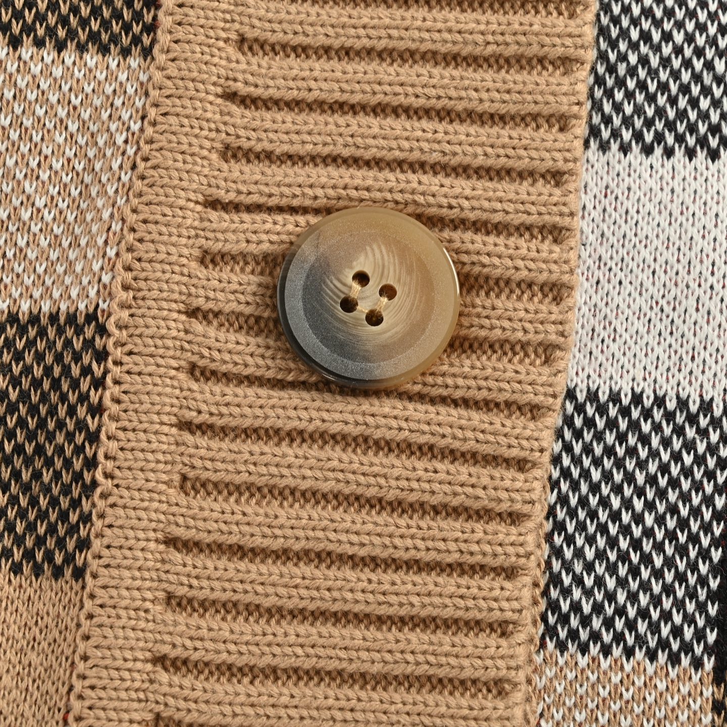 Burberry/巴宝莉 经典大格纹开衫毛衣